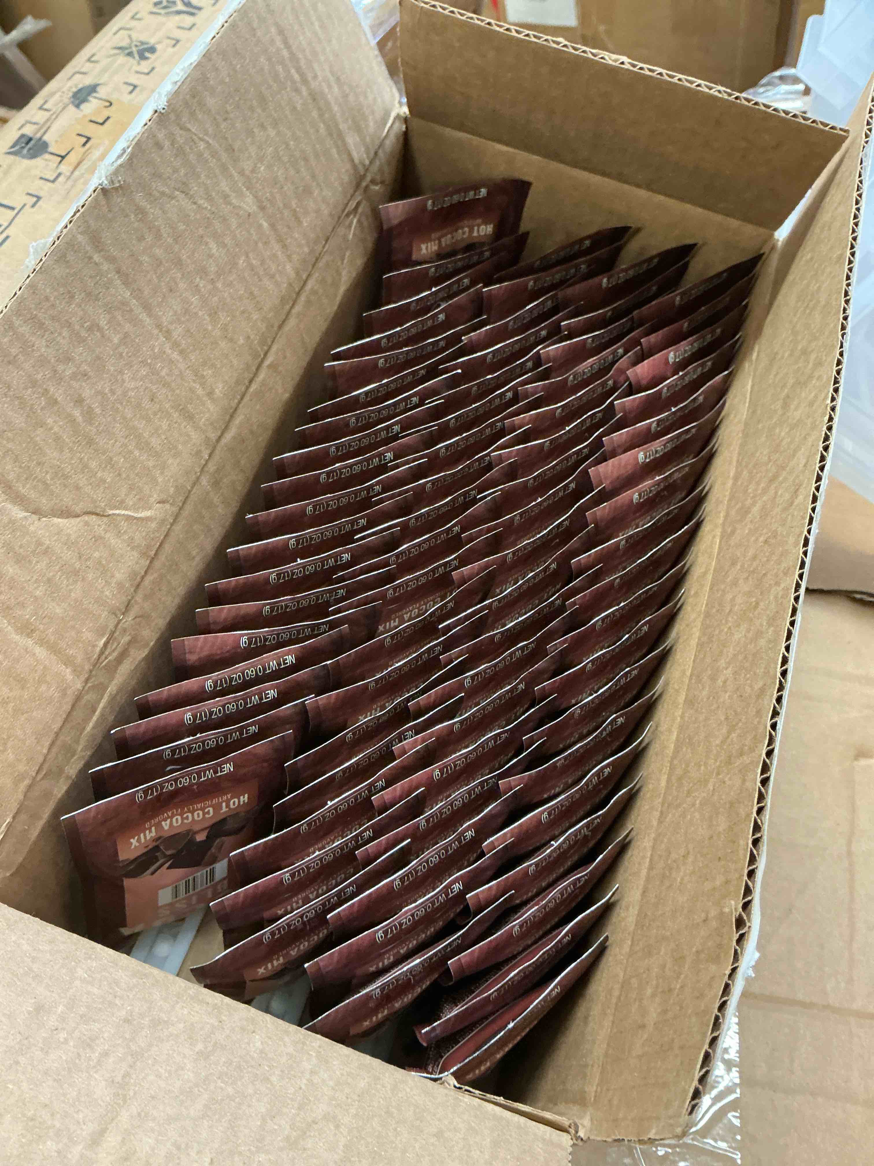 Condition photo showing Good Condition for flavia cocoa bliss single-serve freshpacks, 0.6 oz, case of 72 freshpacks (09/10/26)