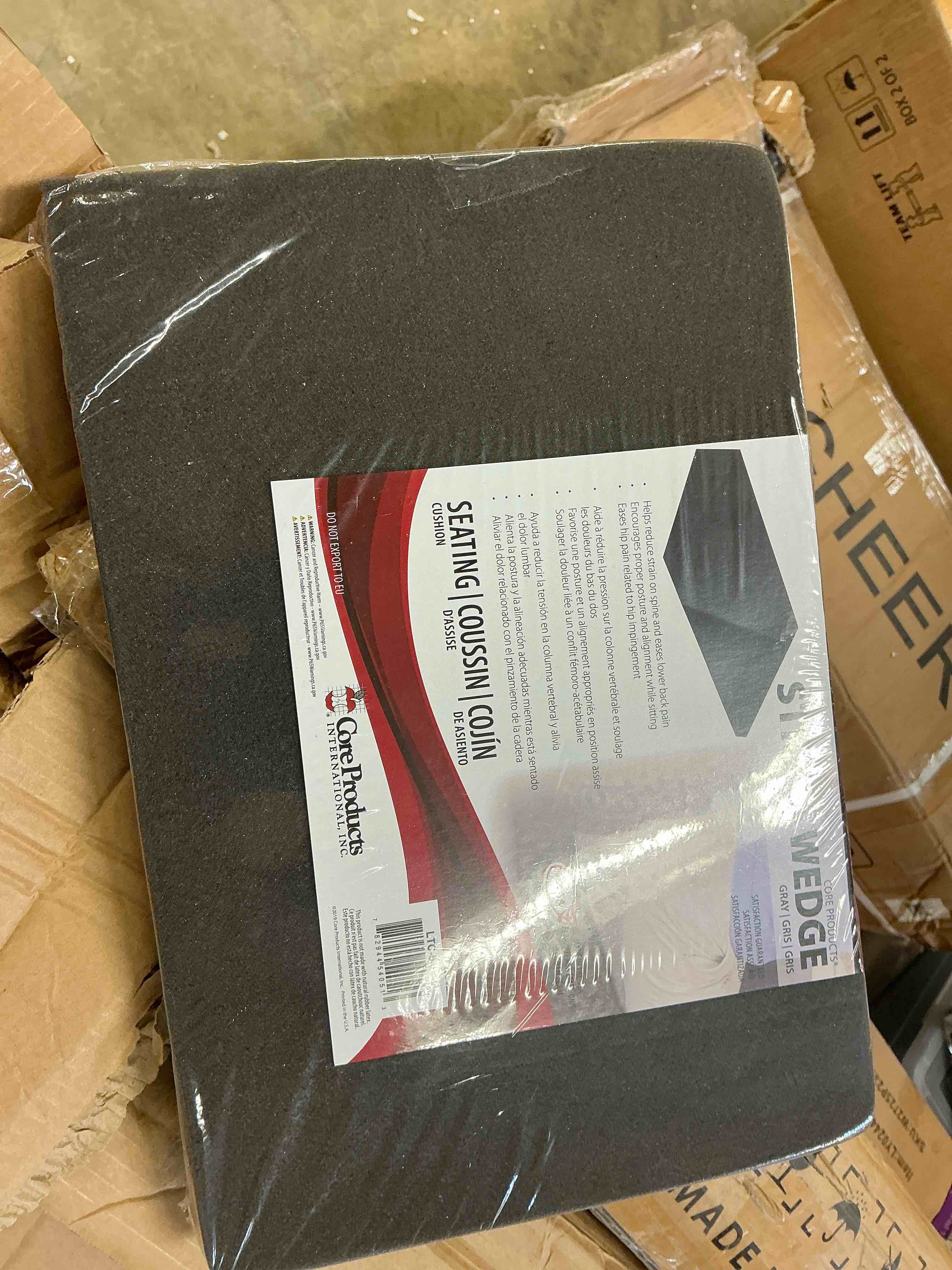 Condition photo showing New/Like New for core products foam stress wedge - gray