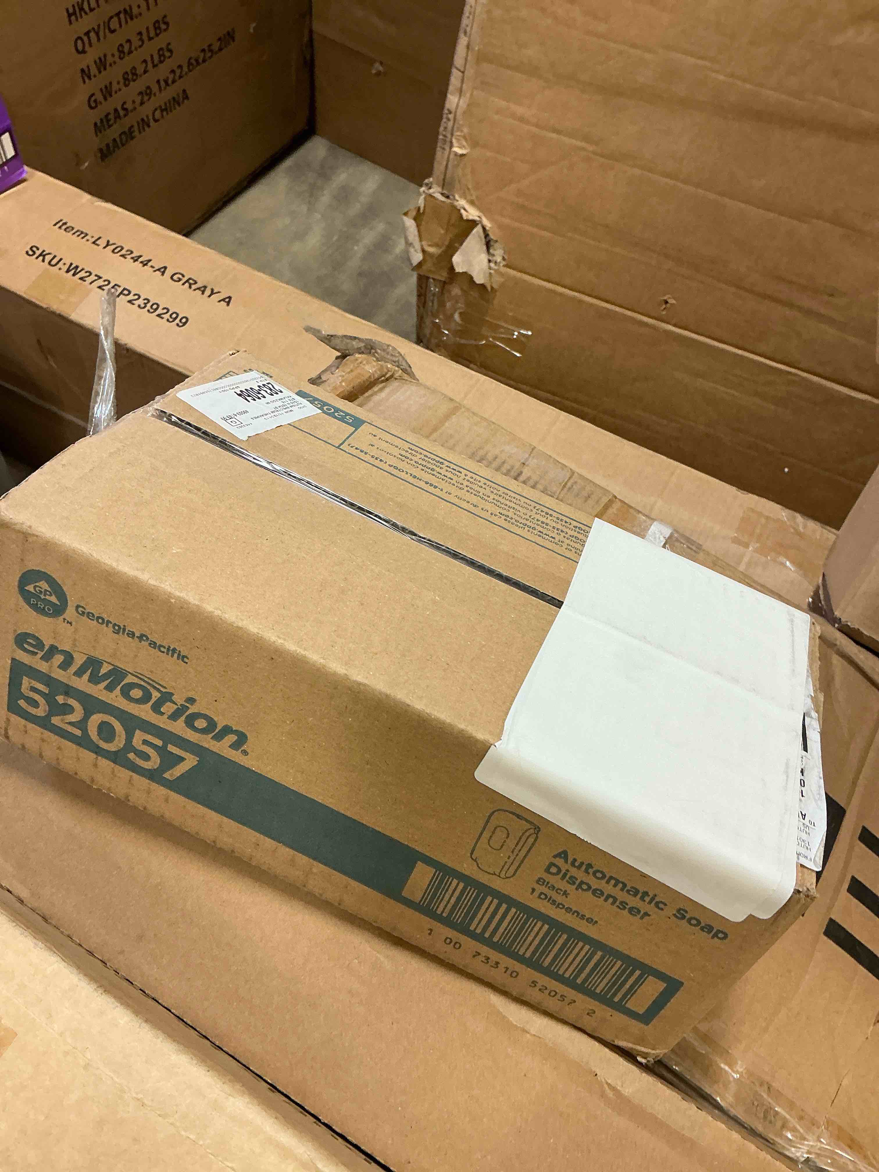 Condition photo showing New/Like New for georgia-pacific soap/sanitizer dispenser foam black 52057