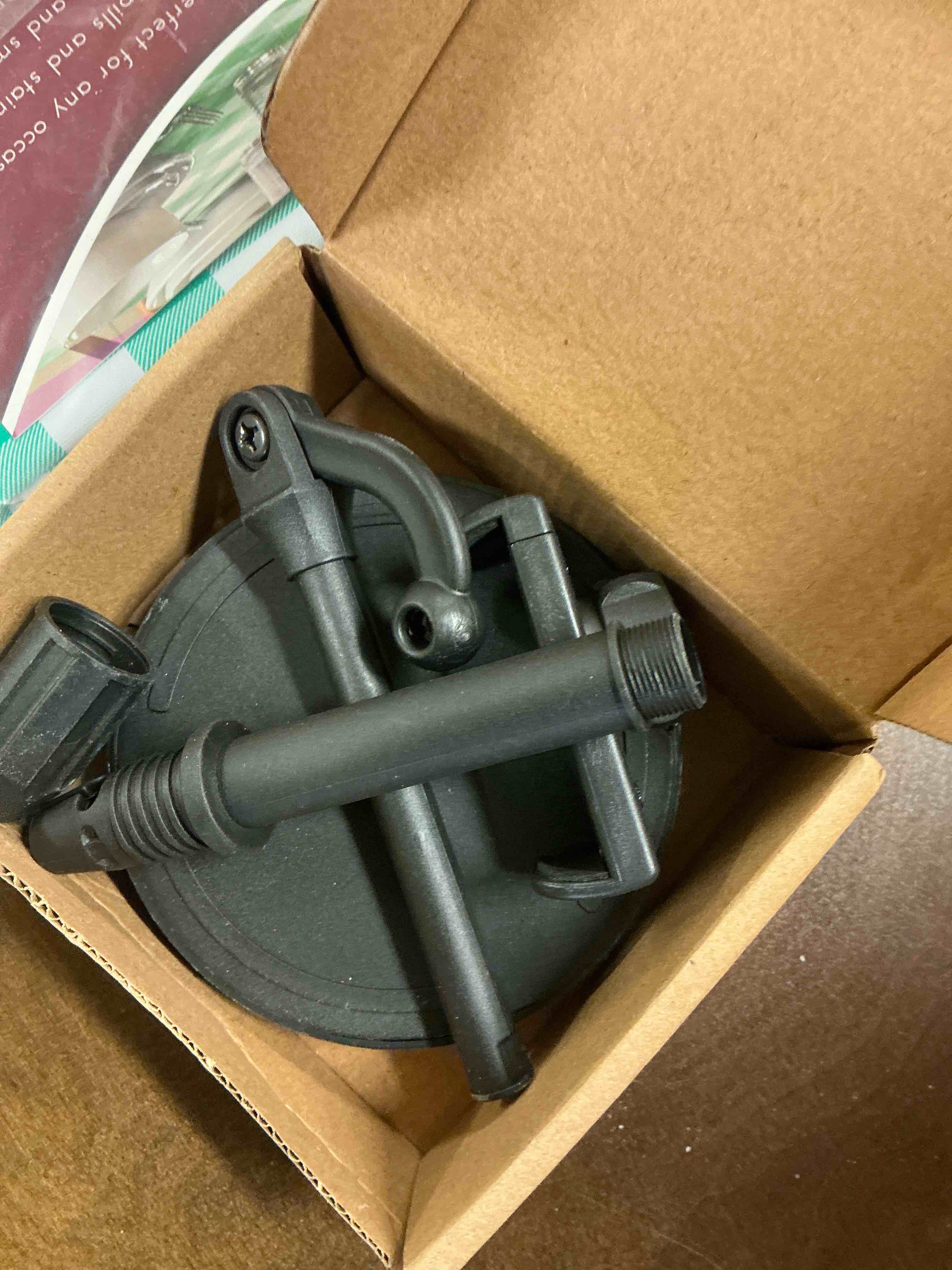 Condition photo showing As Is for black cell phone stand holder