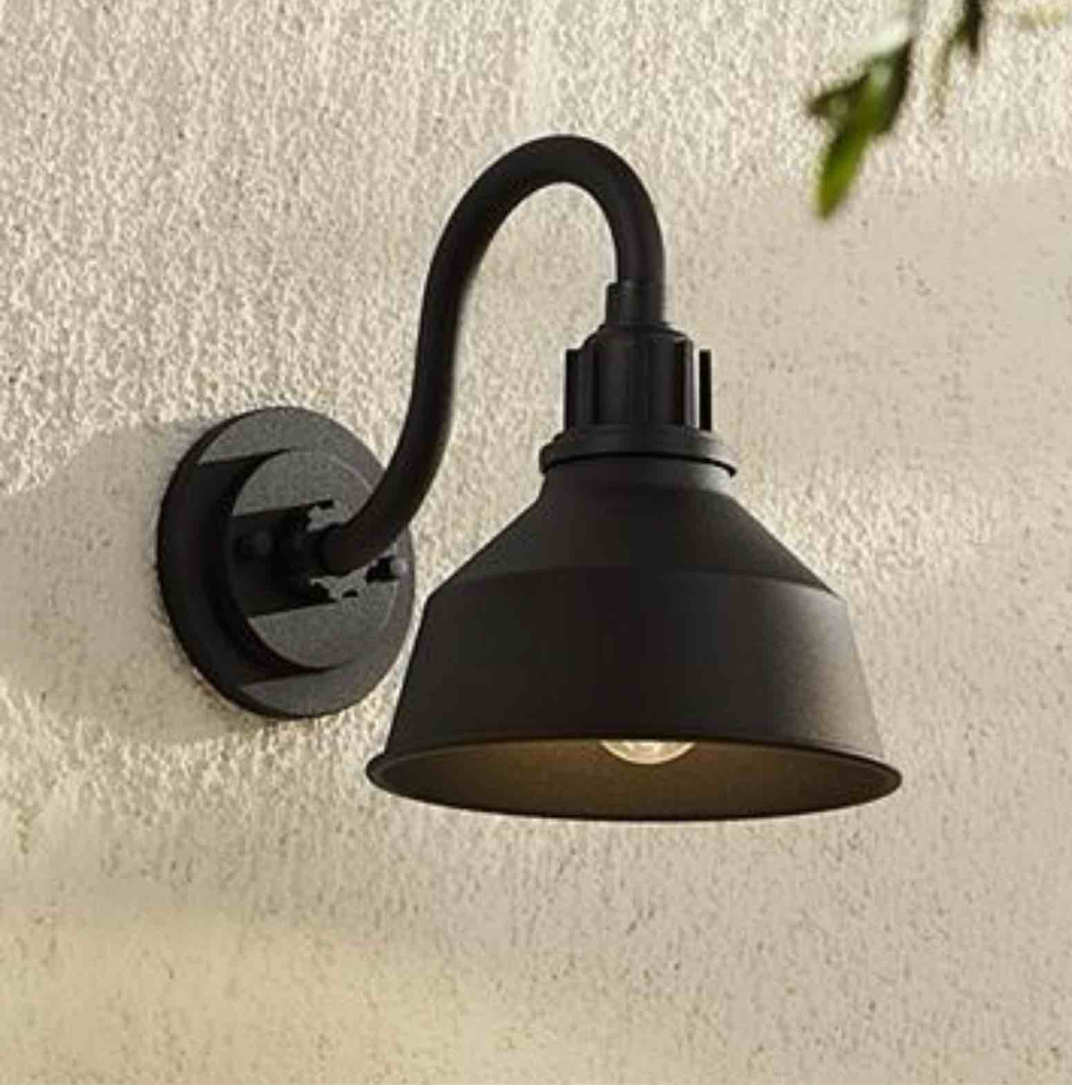 studdard 12” h outdoor barn light fixture finish (similar design)