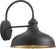 Studdard 12" H Outdoor barn Light Fixture ,black