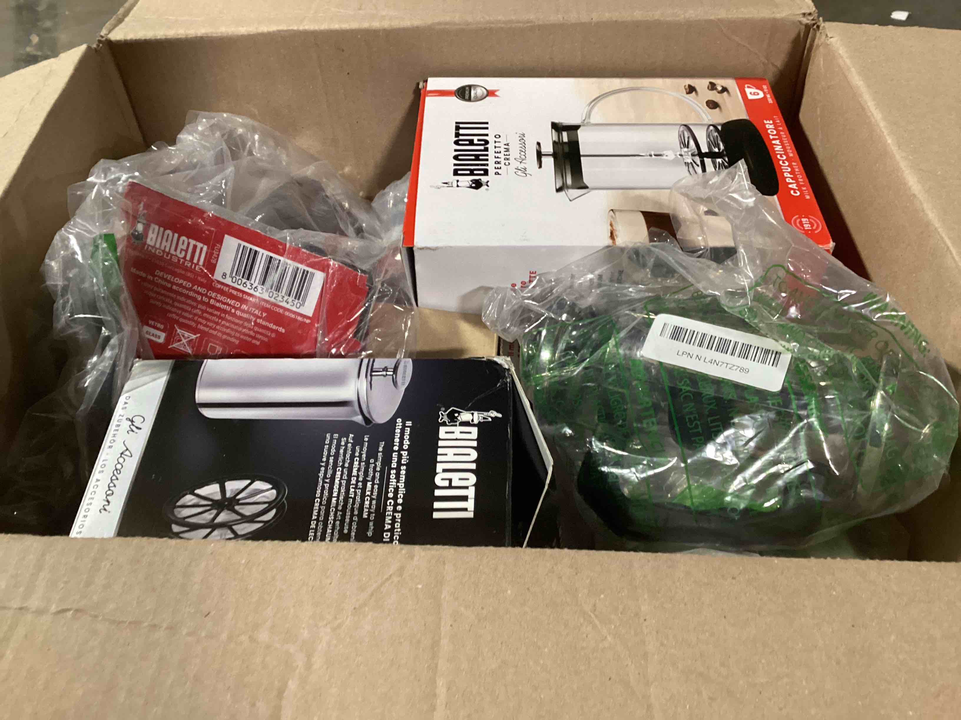 Condition photo showing As Is for Bialetti incomplete box