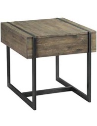 Rectangular Drawer End Table Modern Timber Collection  by Hammary 