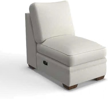 La-Z-Boy Meyer Armless Chair -Grey