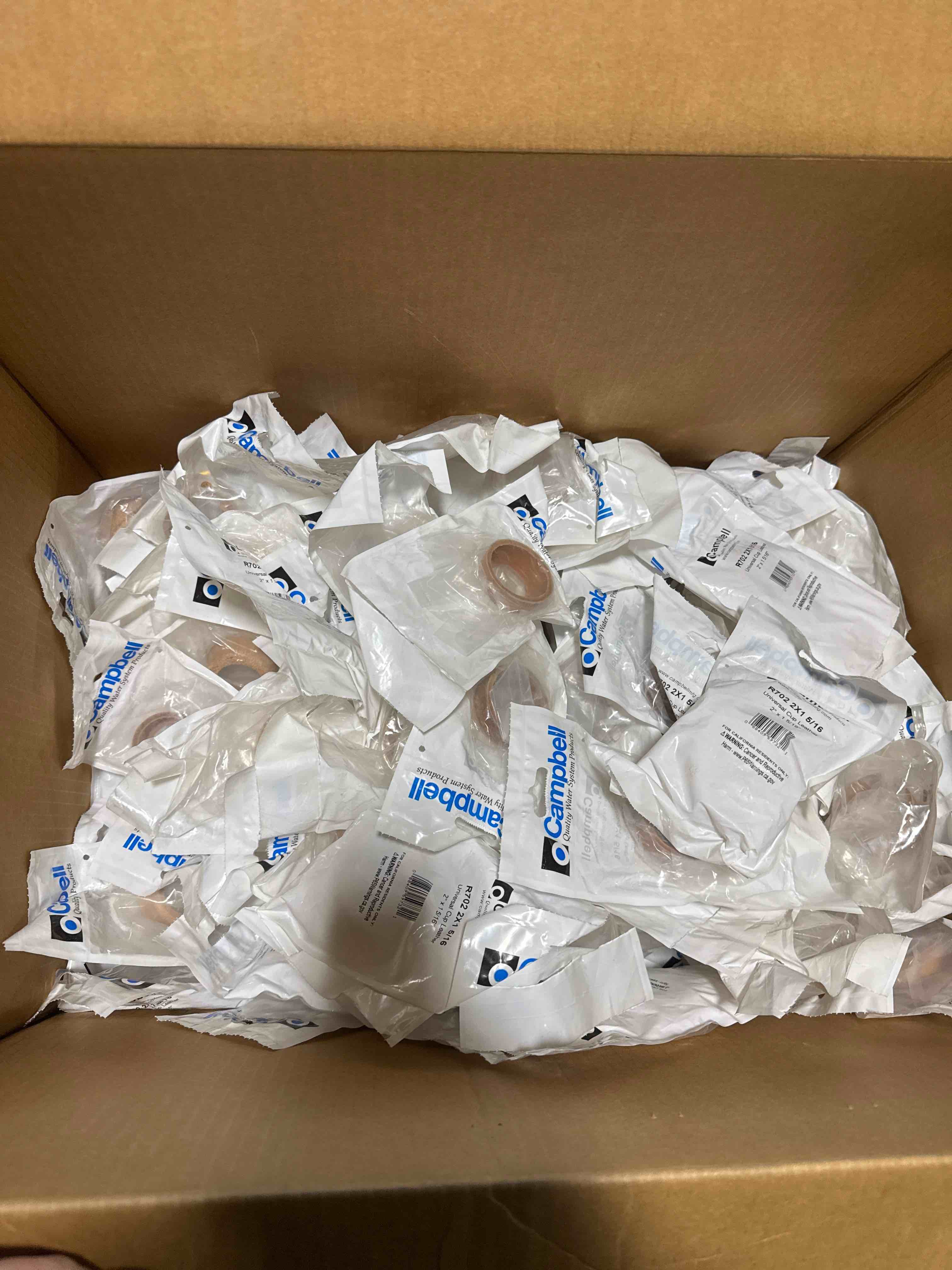 Condition photo showing New/Like New for large lot of campbell leather universal cup leather