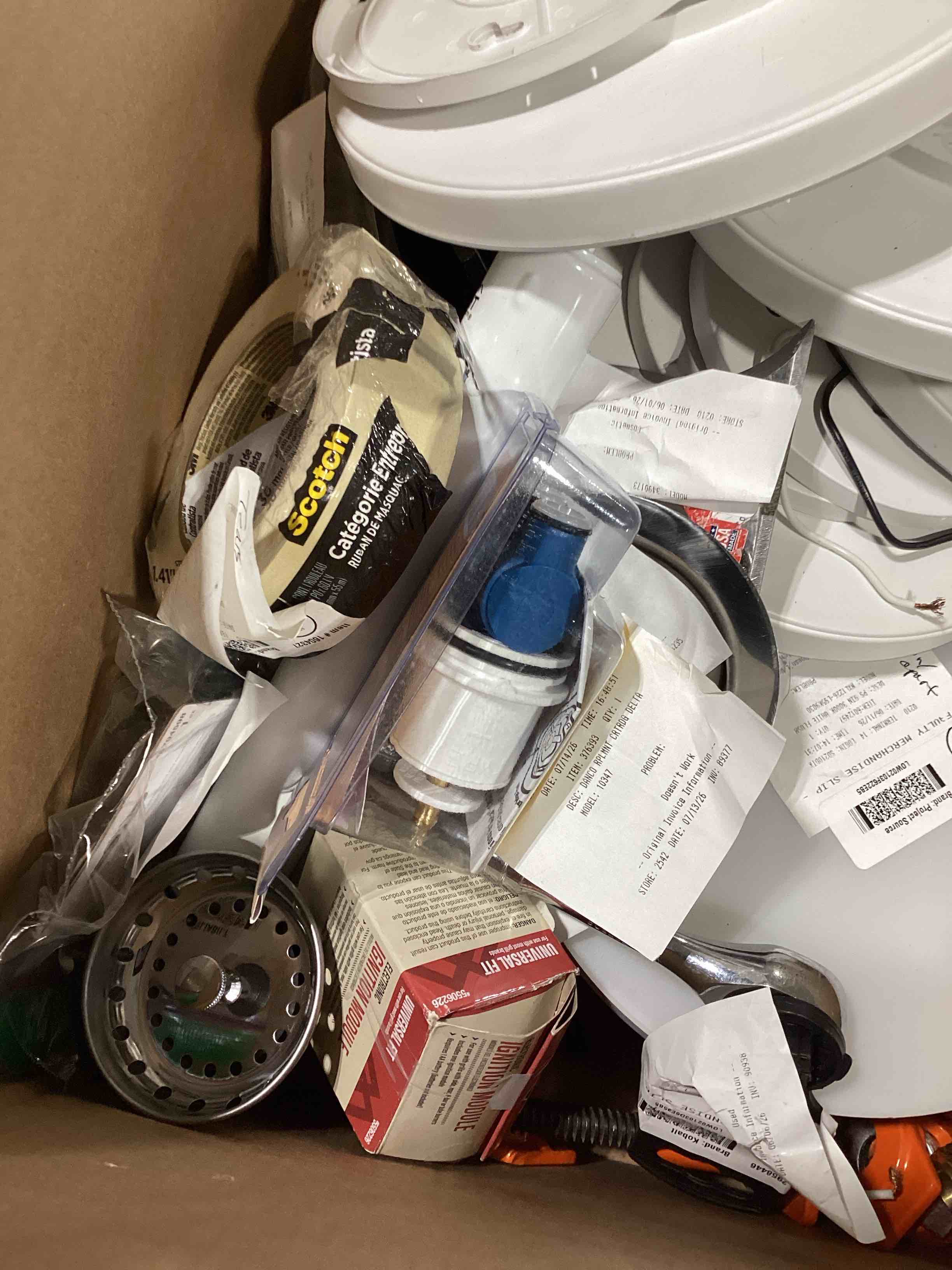 Condition photo showing As Is for misc warehouse tools