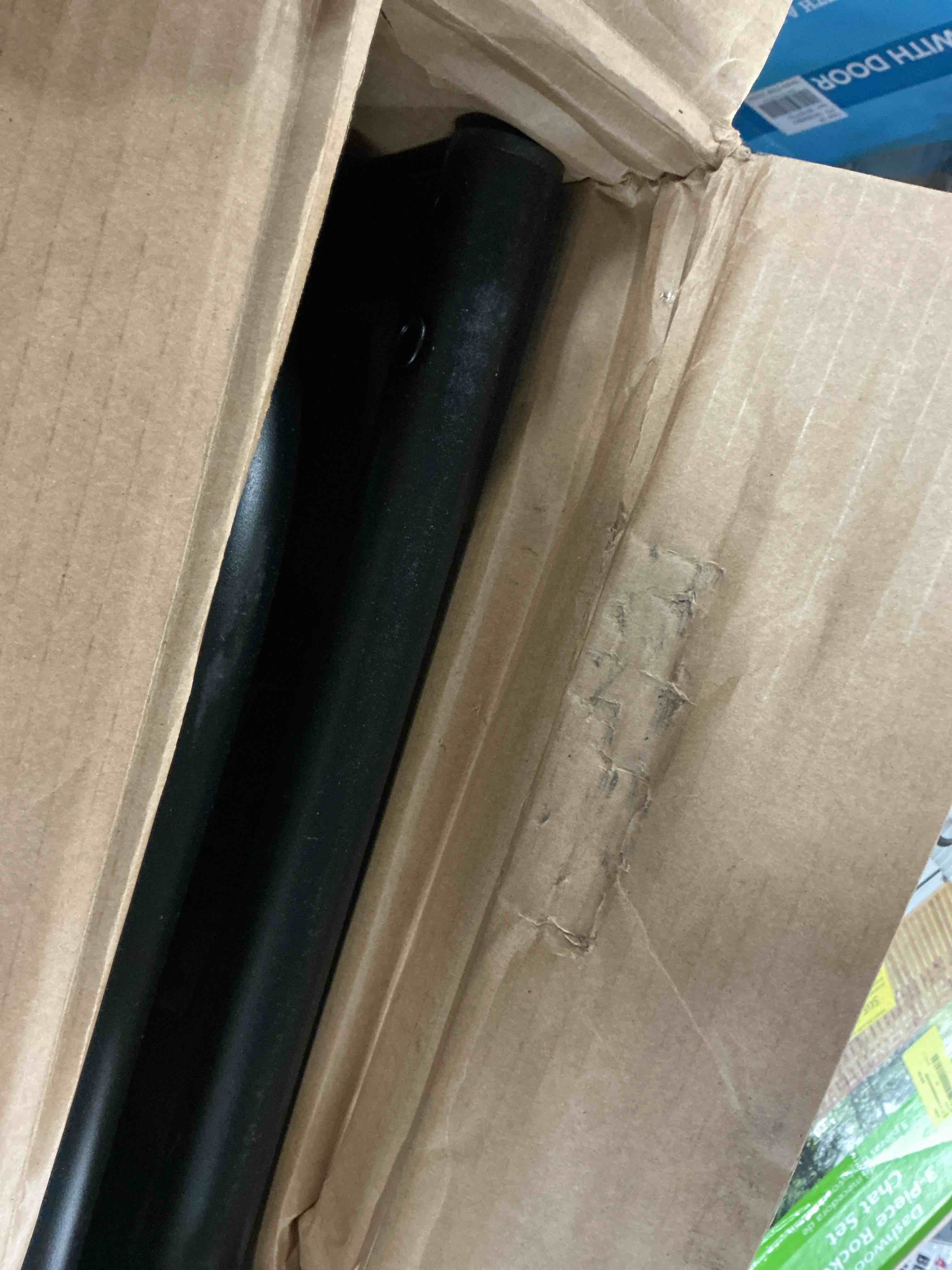 Condition photo showing As Is for mainstays 14pbch01 crew twin metal platform bed with curved headboard, black