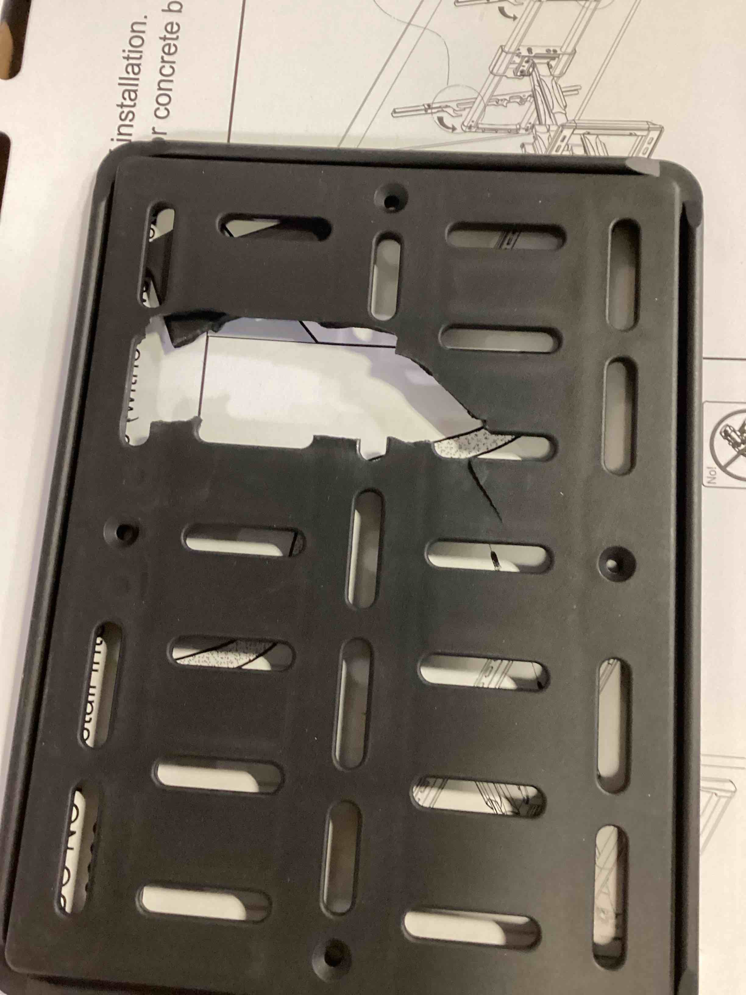 Condition photo showing As Is for member's mark full motion extended tv wall mount with articulating dual swivel arms for 32"-100" tvs