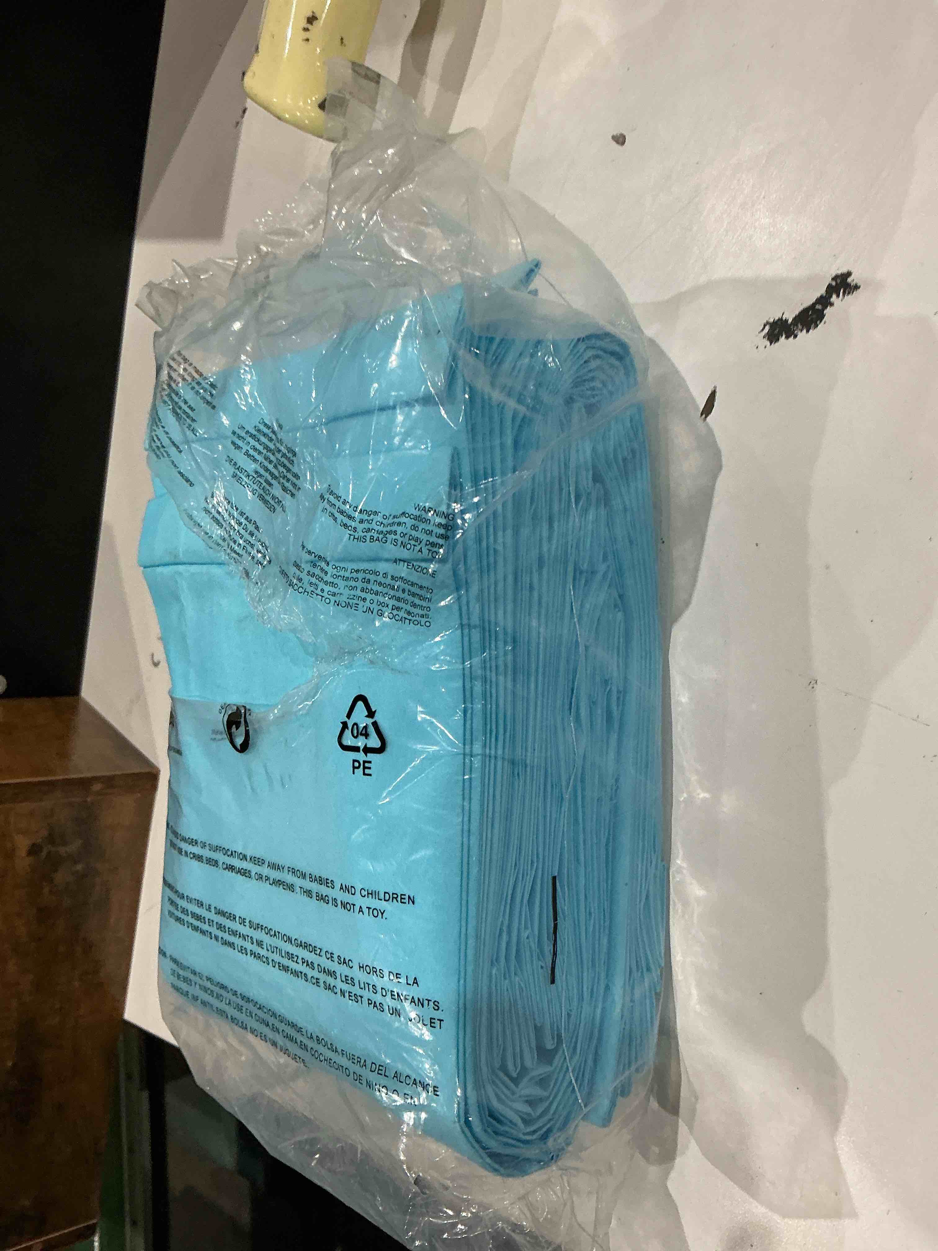 Condition photo showing As Is for 15 pack replacement type a vacuum bags compatible with riccar upright vacuums 2000 4000 r100 r200 r300 r300c r500 r600 r700 r800 r800c 5000 6000 series