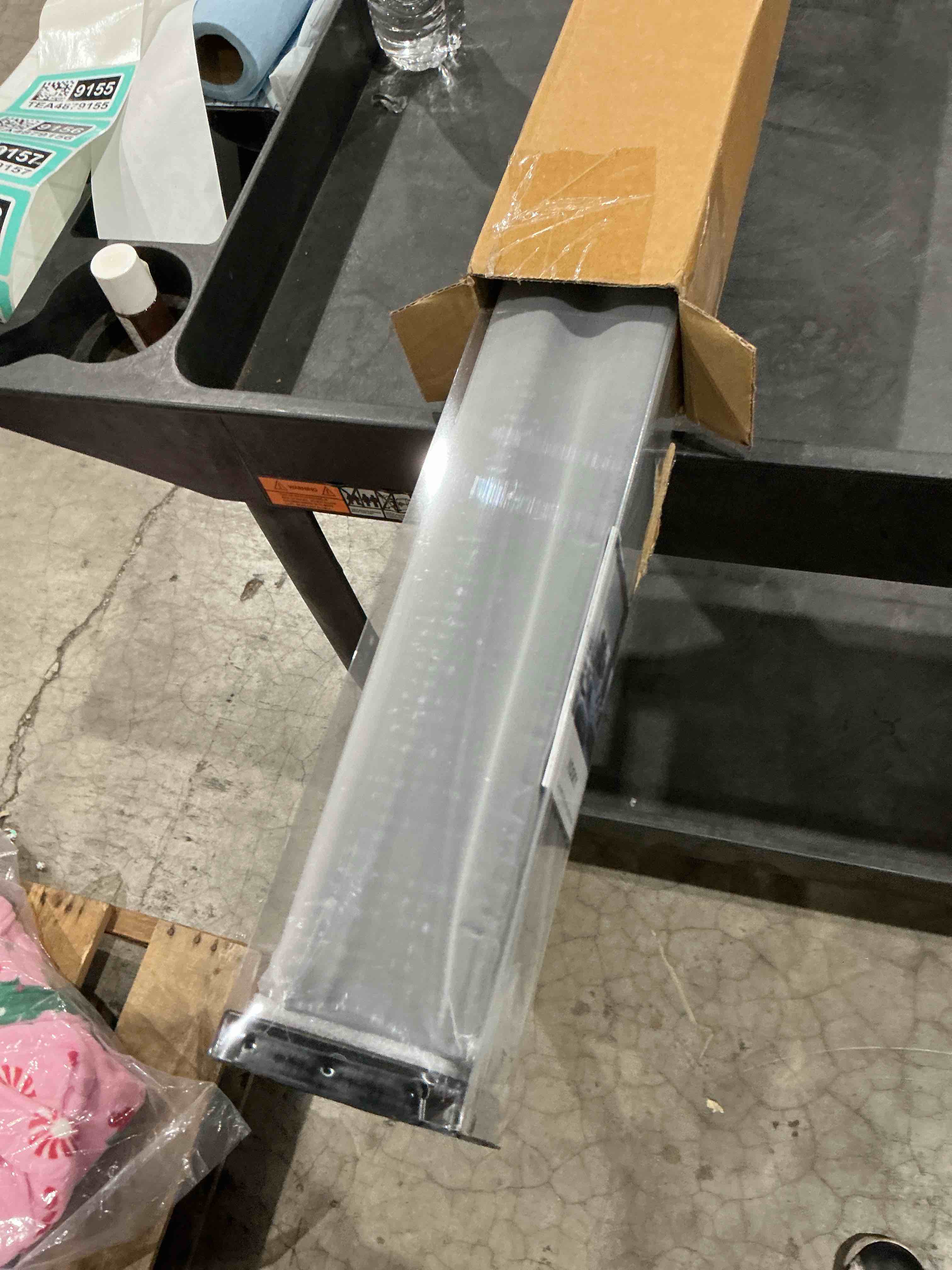 Condition photo showing Good Condition for aosky cordless zebra blinds for windows pull down roller window shades dual layer light filtering privacy for day and night, free-stop door shades for home easy to install (42" w x 72" h, black) 42"w x 72"h black