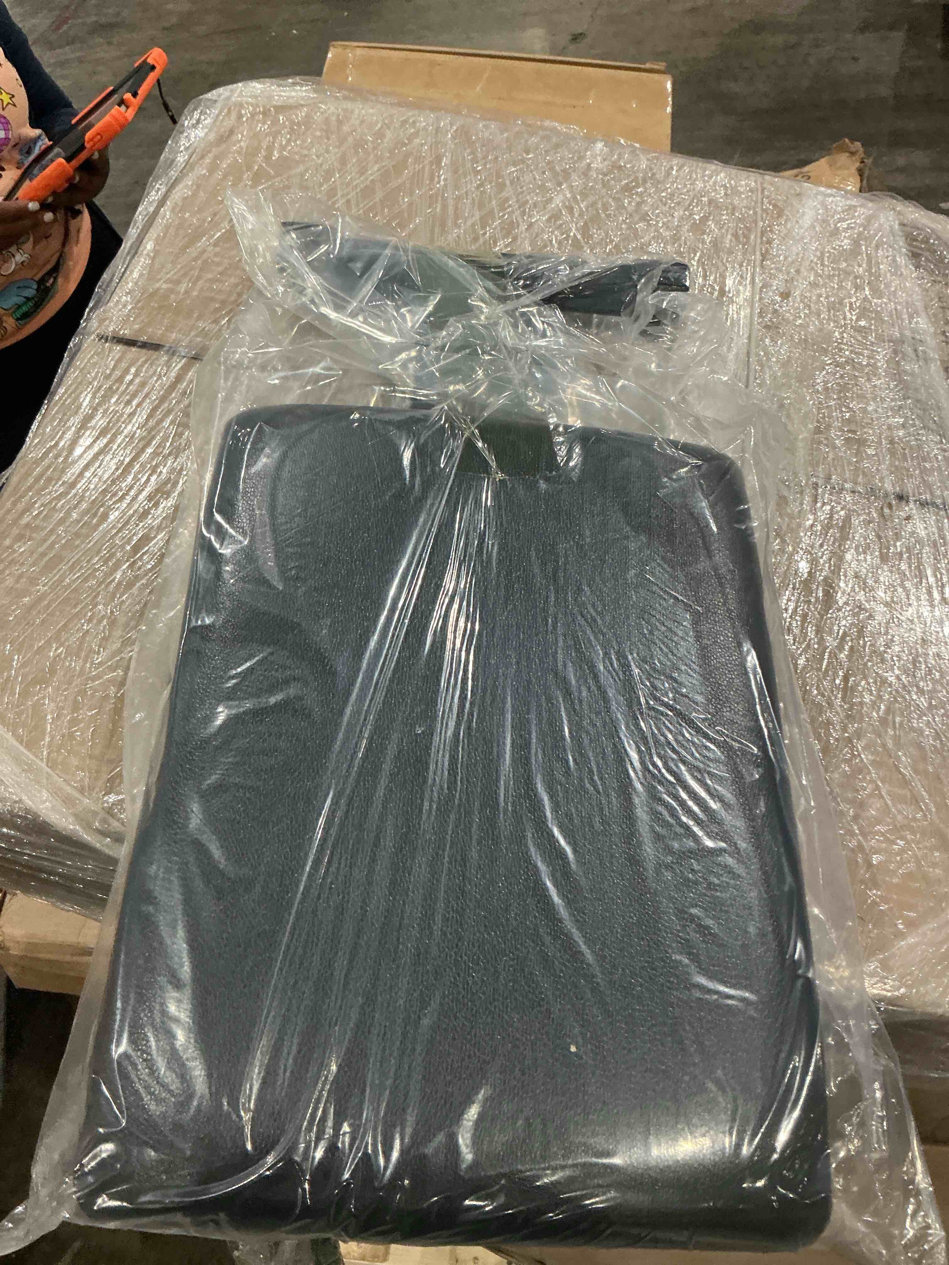 Condition photo showing As Is for roltin fitness chair, abdominal exercises, supine board, foldable design, multiple angle free fit, fit equipment