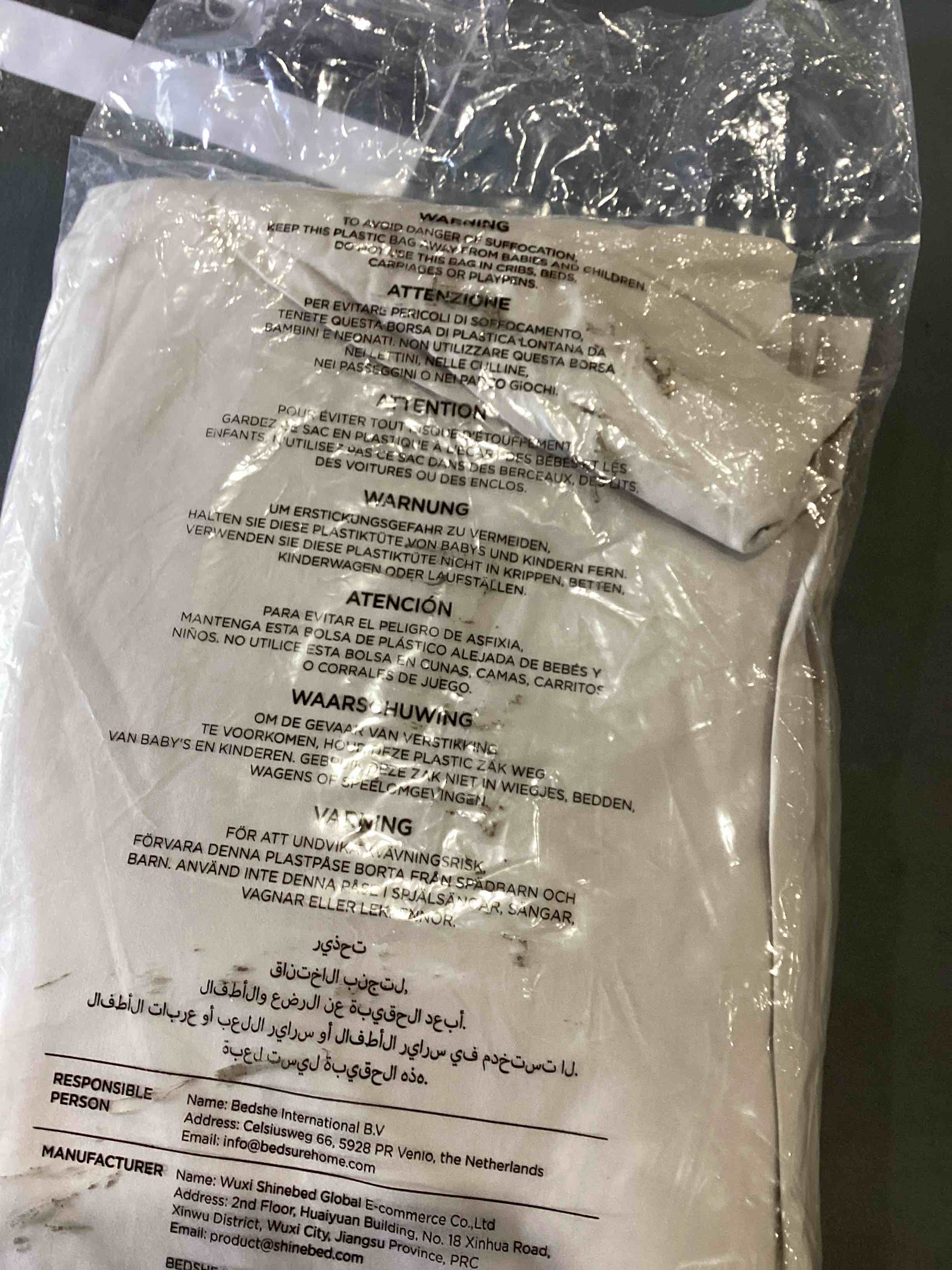 Condition photo showing New/Like New for king sheets