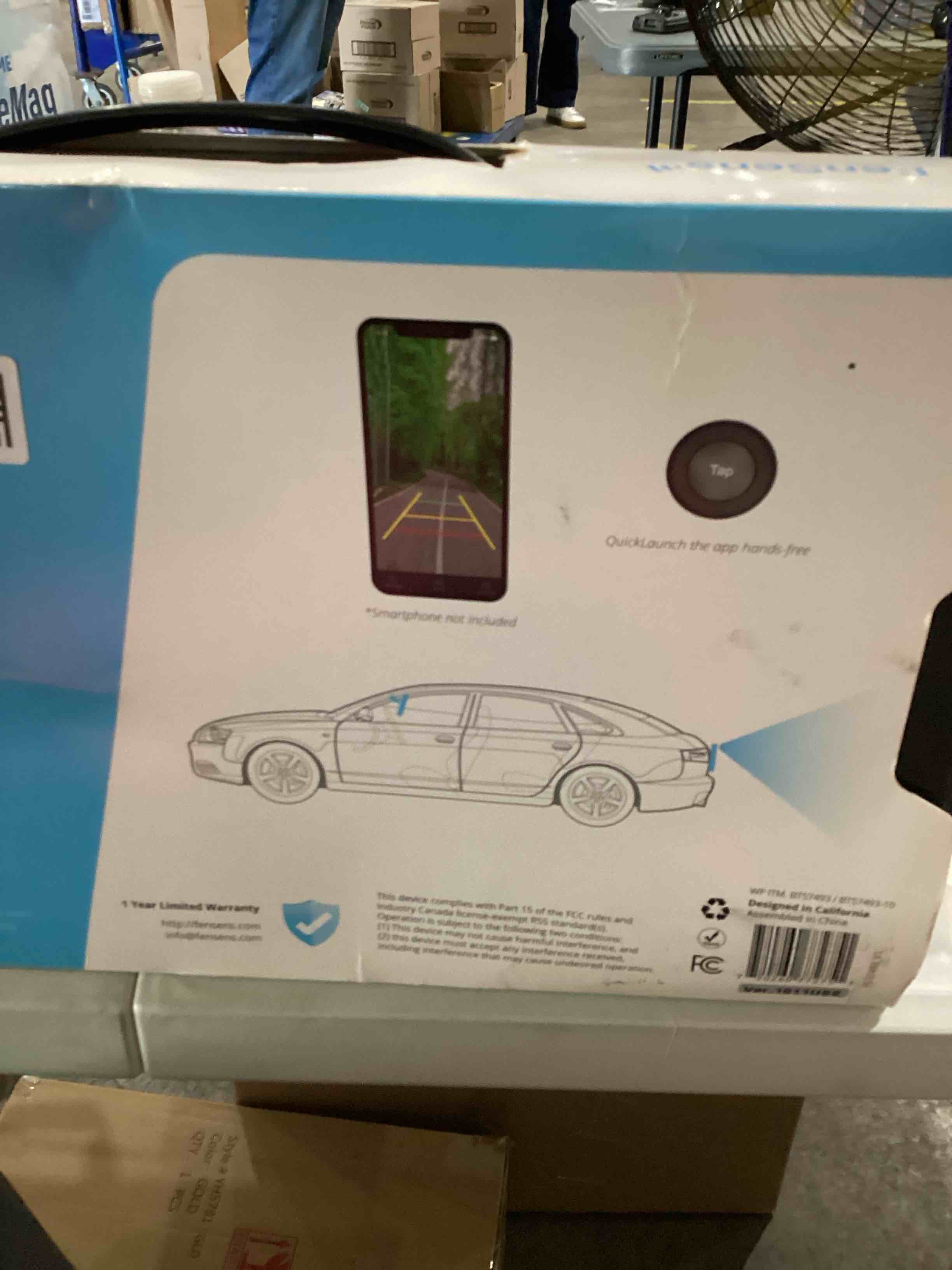 Condition photo showing Good Condition for fensens deluxe smart wireless parking sensor backup camera.