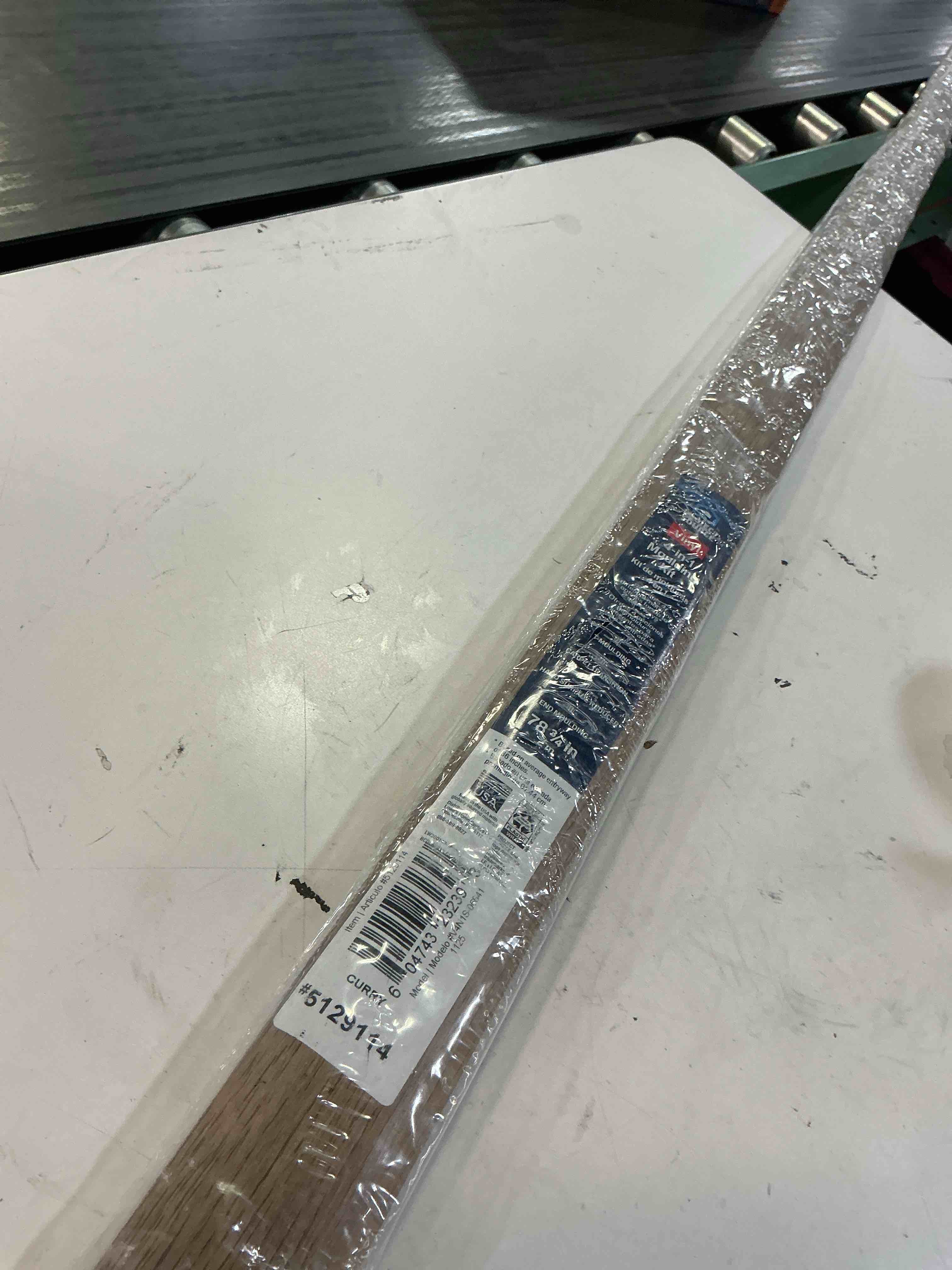 Condition photo showing Good Condition for project source curry 1/4-in t x 2-in w x 78.7-in l prefinished vinyl multi-purpose floor moulding