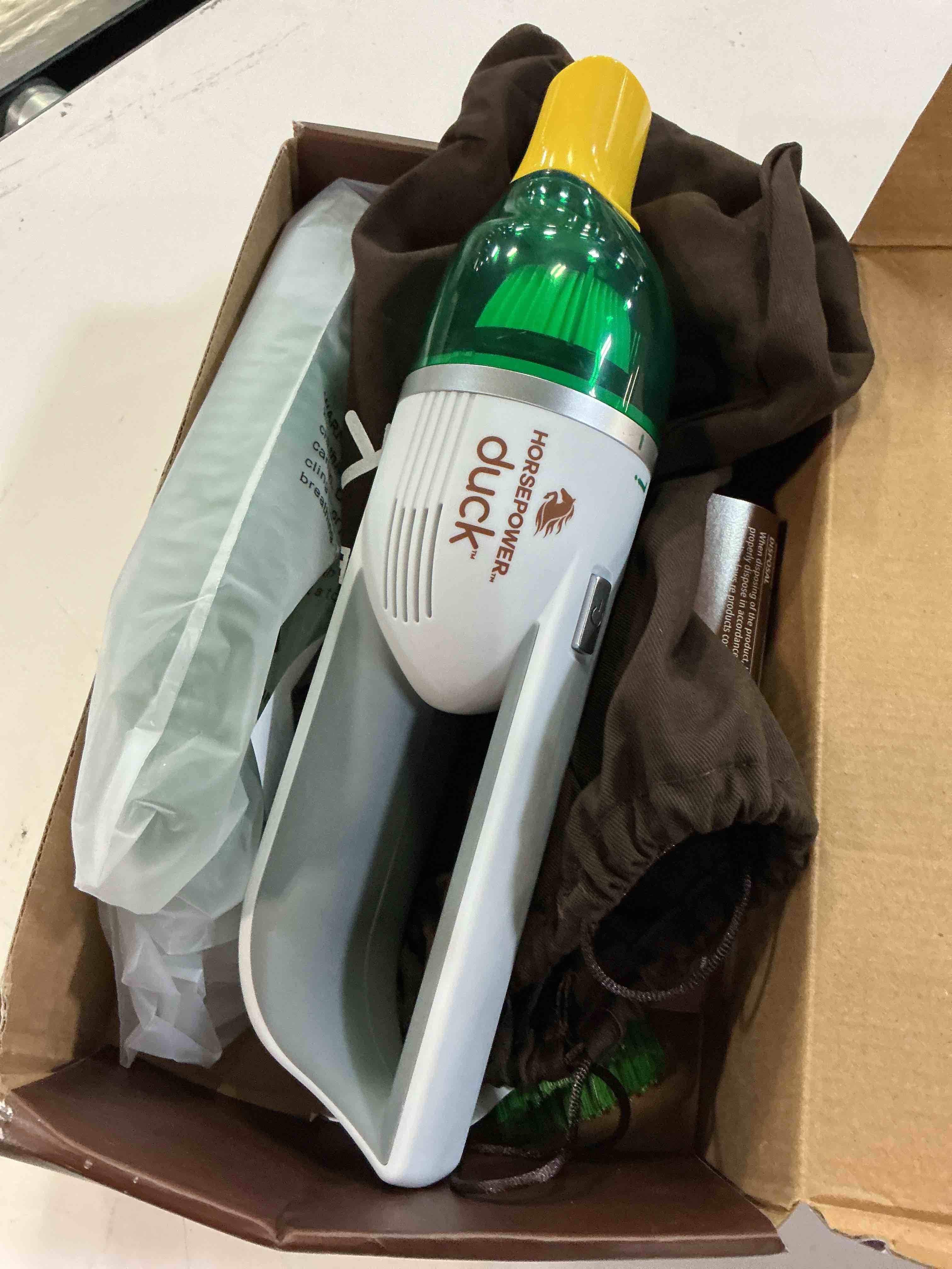 Condition photo showing Good Condition for 6080995 duck bagless cordless filter bag compact vacuum, white