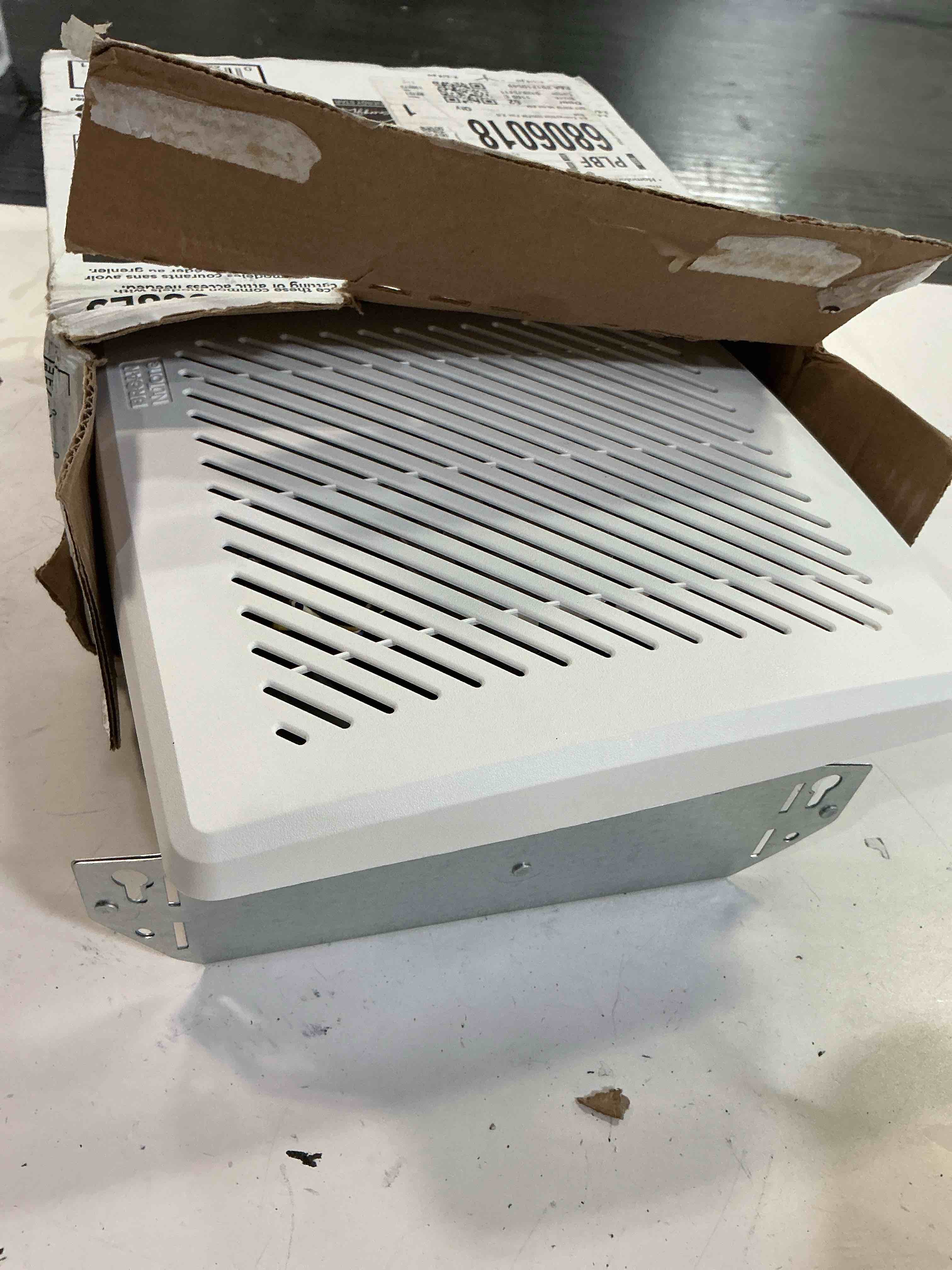 Condition photo showing As Is for 3022086 50 cfm economy energy star 2-sone bathroom ventilation fan, white