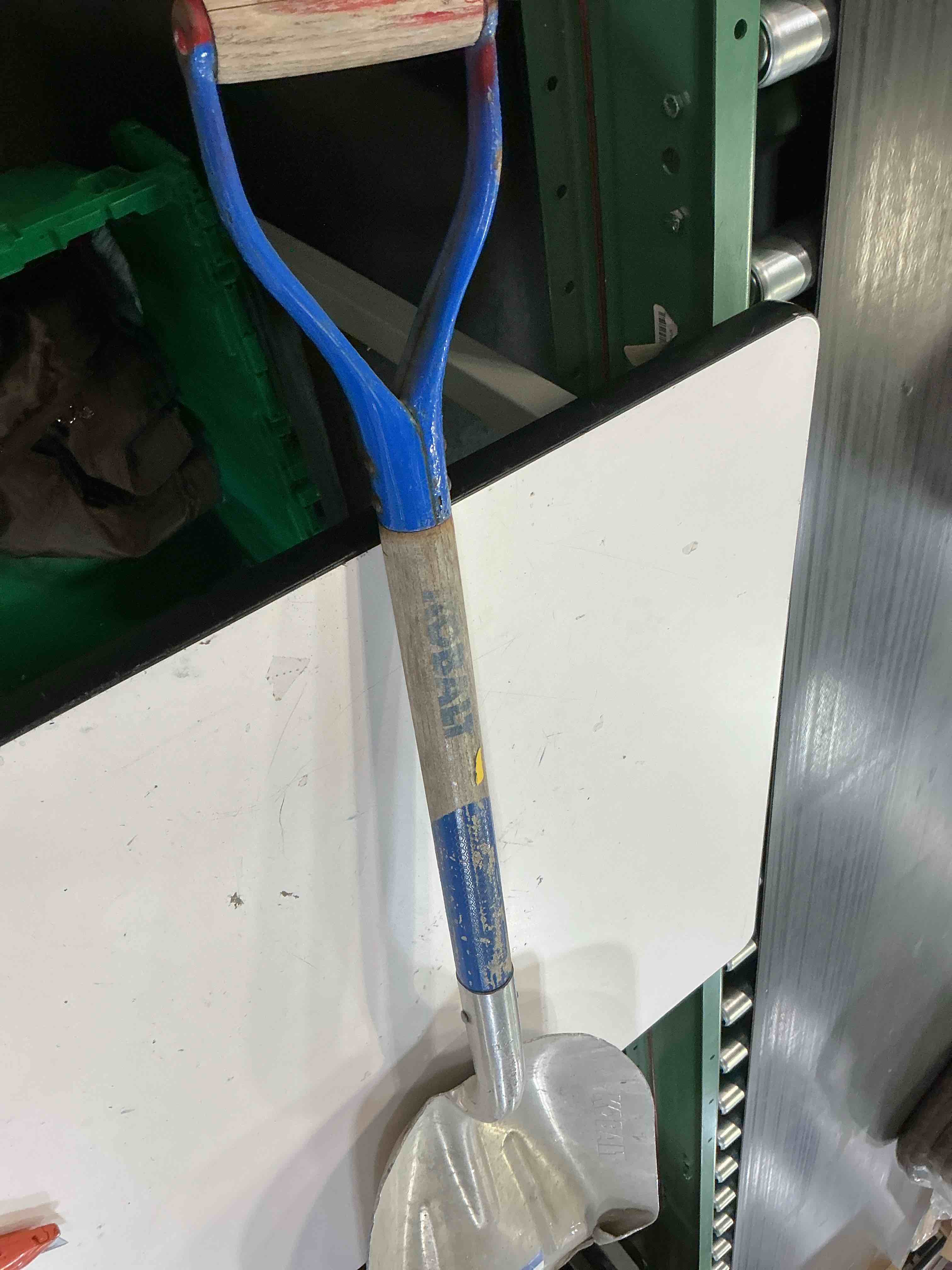 Condition photo showing As Is for kobalt 30-in wood d-handle scoop