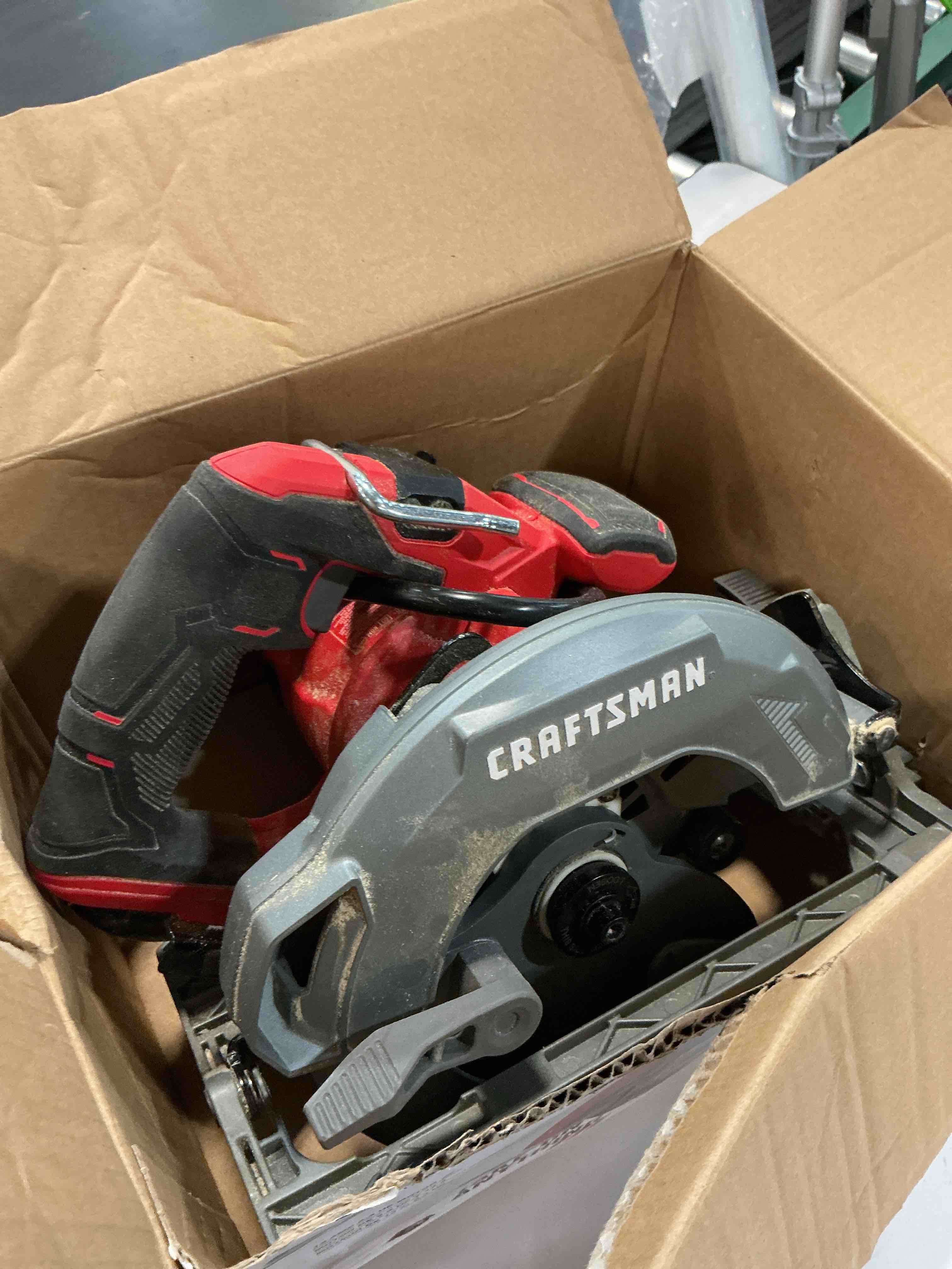 Condition photo showing As Is for skil 5080-01 13-amp 7-1/4" circular saw, red