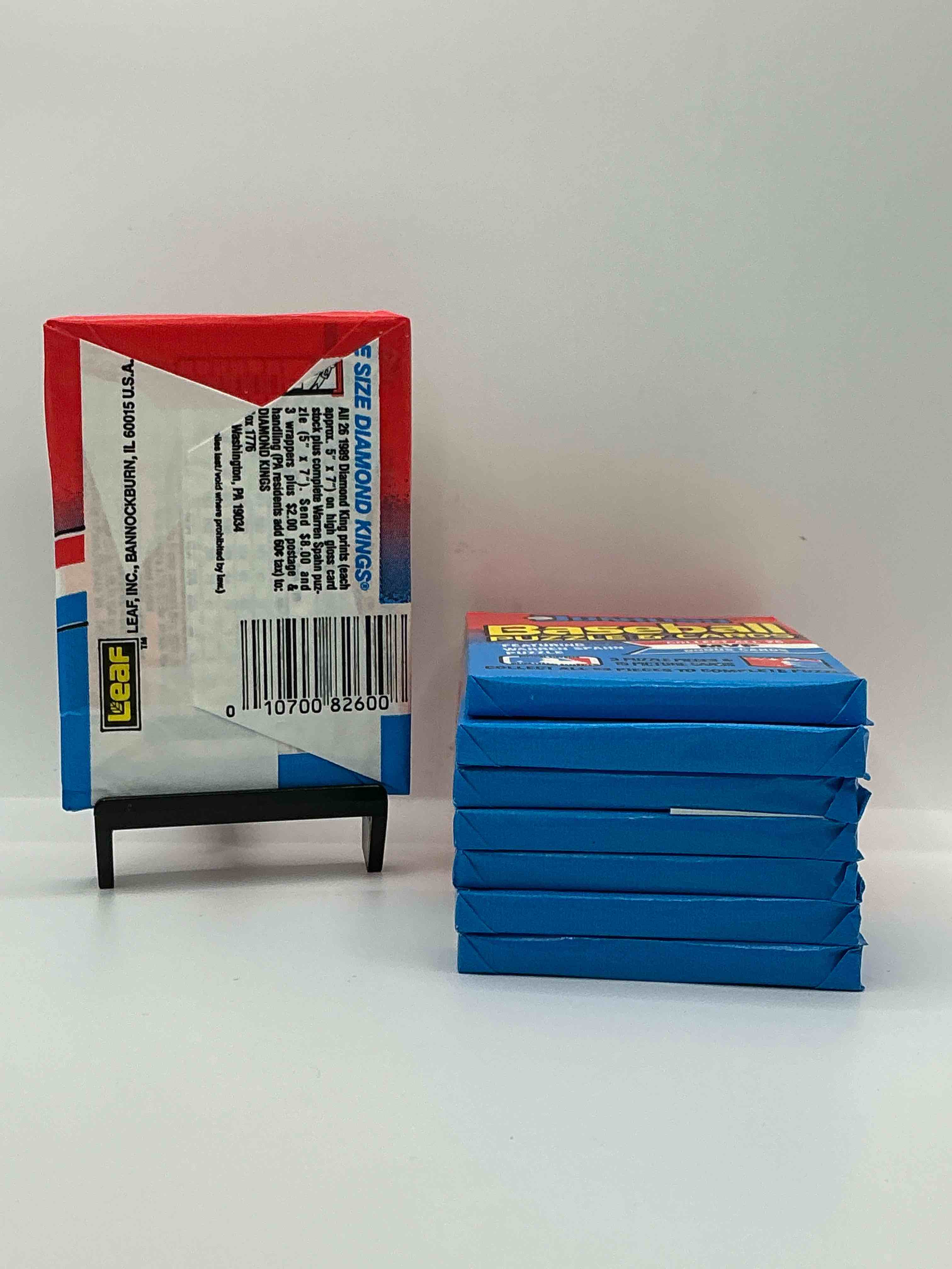 Condition photo showing New/Like New for ken griffey jr & randy johnson rookies!? 1989 donruss baseball unopened sports card wax packs! direct from original retail case! search for valuable ken griffey jr. & randy johnson rookie cards as well as valuable bo jackson
