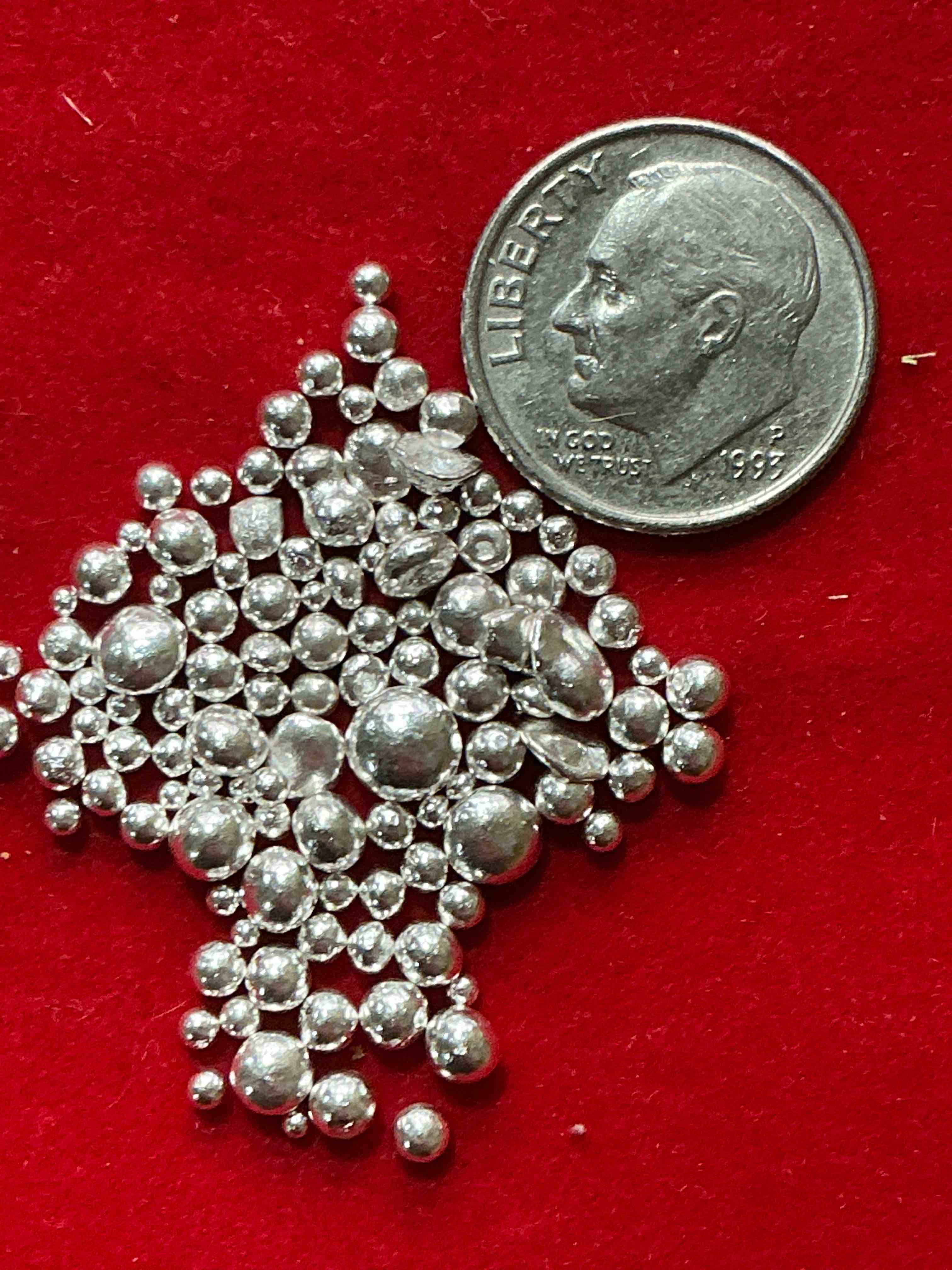 Condition photo showing New/Like New for silver nuggets! .999 us fine silver, in small nugget form! total weight of all nuggets in lot approximately 9 grams, bid is per nugget! a cool way to invest in fine us silver! includes collector capsule!