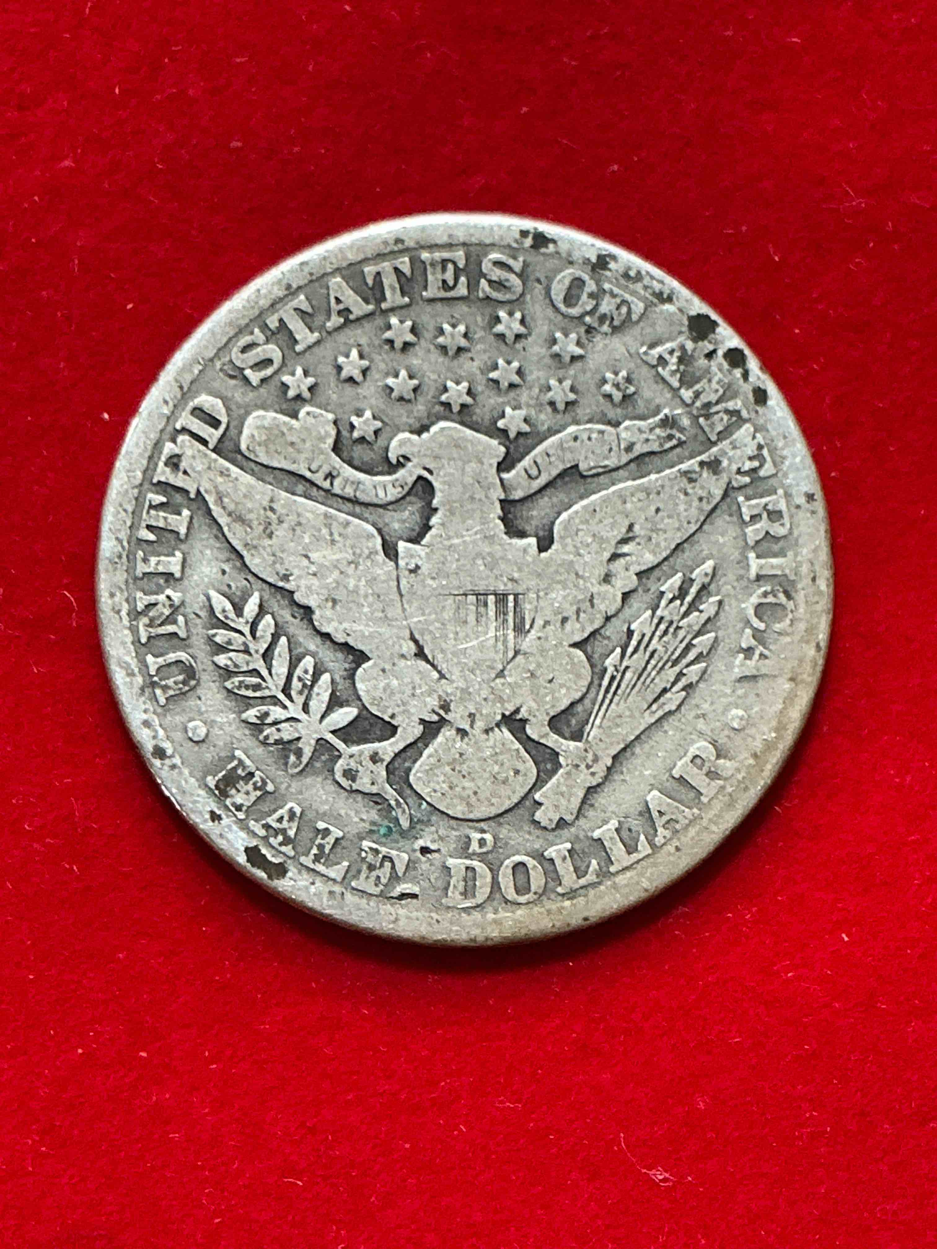 Condition photo showing Good Condition for rare us fine silver! barber half dollar, 90% silver! 1912 edition! nearly impossible to collect! rare & very coveted by collectors! own a piece of history great for coin collectors, think of the history these coins have seen! rare 90% silver barber half dollar!