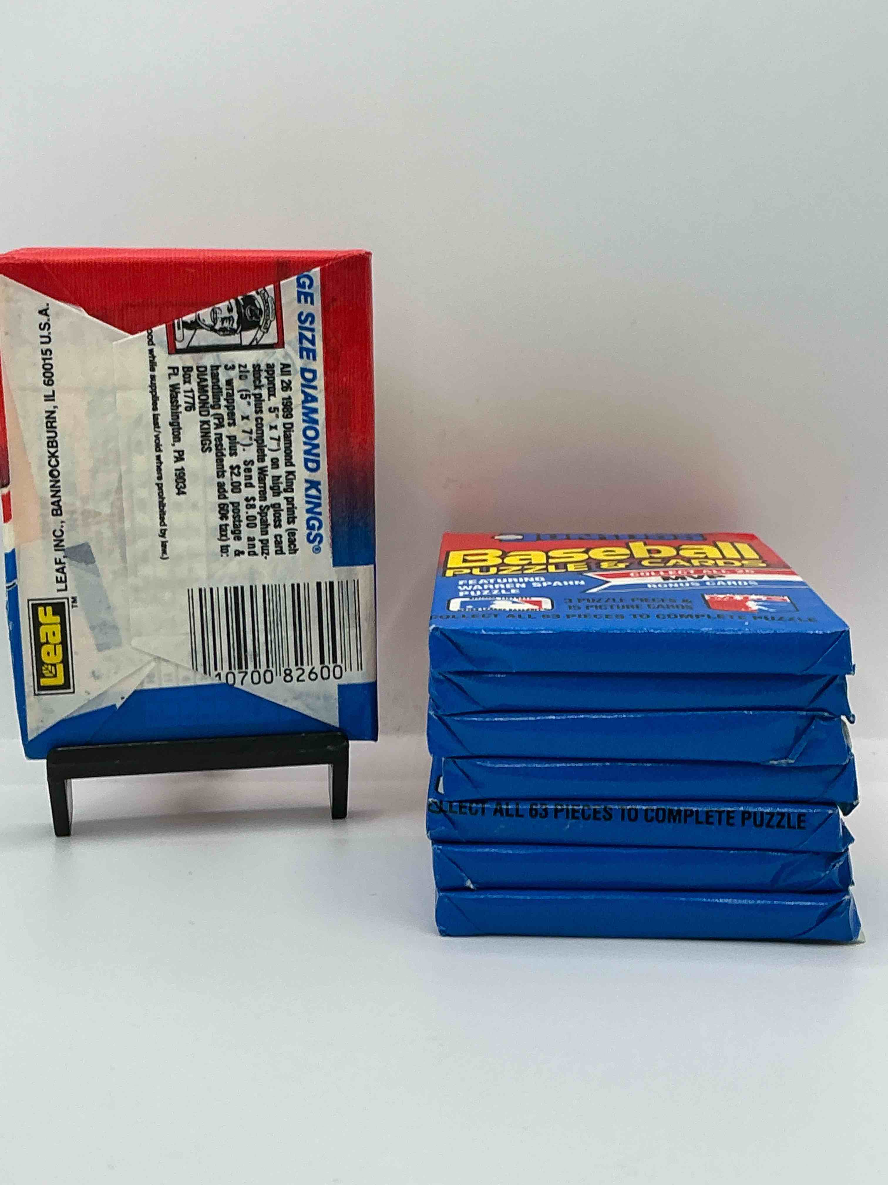 Condition photo showing New/Like New for ken griffey jr & randy johnson rookies!? 1989 donruss baseball unopened sports card wax packs! direct from original retail case! search for valuable ken griffey jr. & randy johnson rookie cards as well as valuable bo jackson