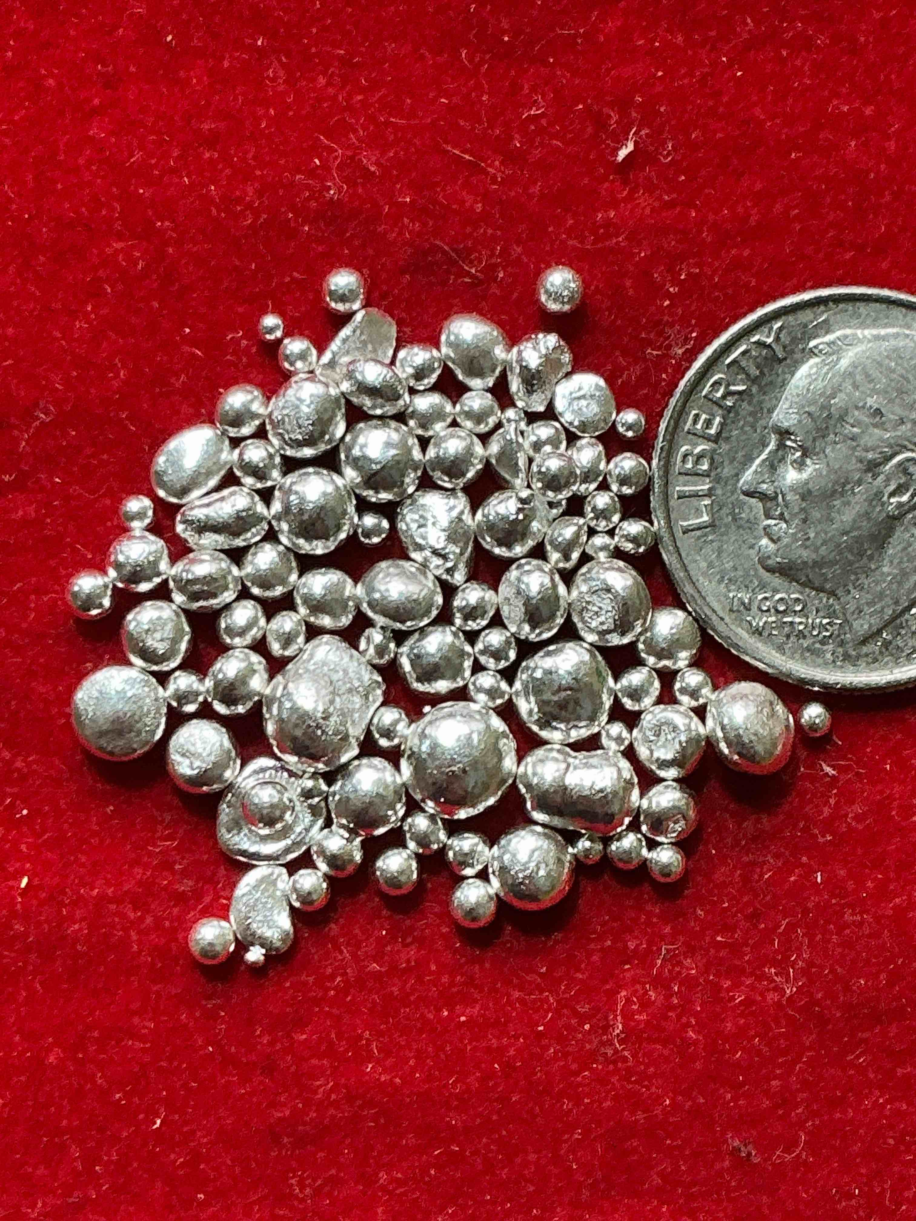 Condition photo showing New/Like New for silver nuggets! .999 us fine silver, in small nugget form! total weight of all nuggets in lot approximately 9 grams, bid is per nugget! a cool way to invest in fine us silver! includes collector capsule!