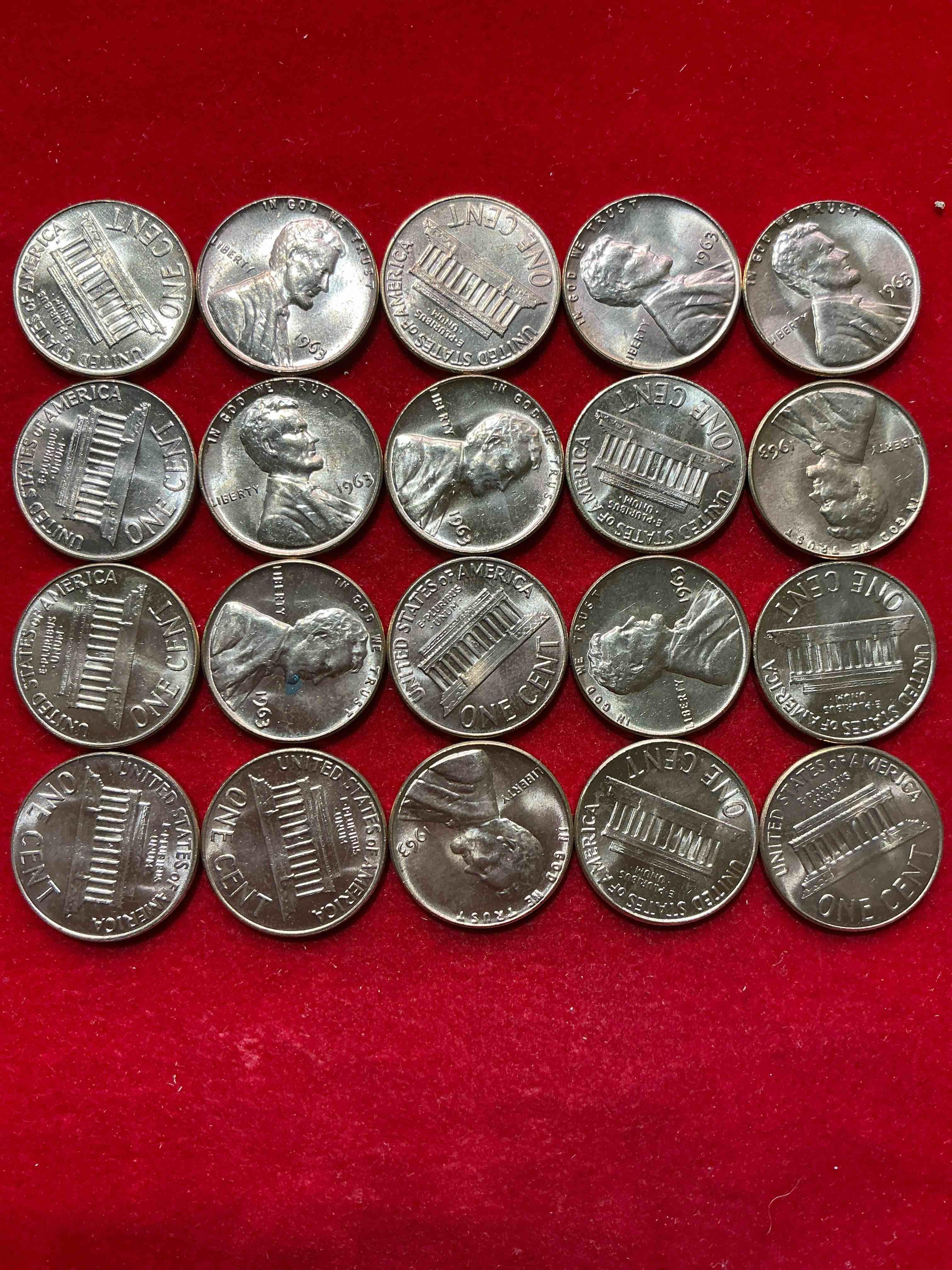 1963 "i have a dream" era brilliant uncirculated wheat pennies! these 1963 pennies are direct from the original treasury rolls & haven't seen the light of day since 1963! dr. martin luther king famously gave his "i have a dream" speech on aug 28, 1963. own pieces of this era with these incredible pieces of history!