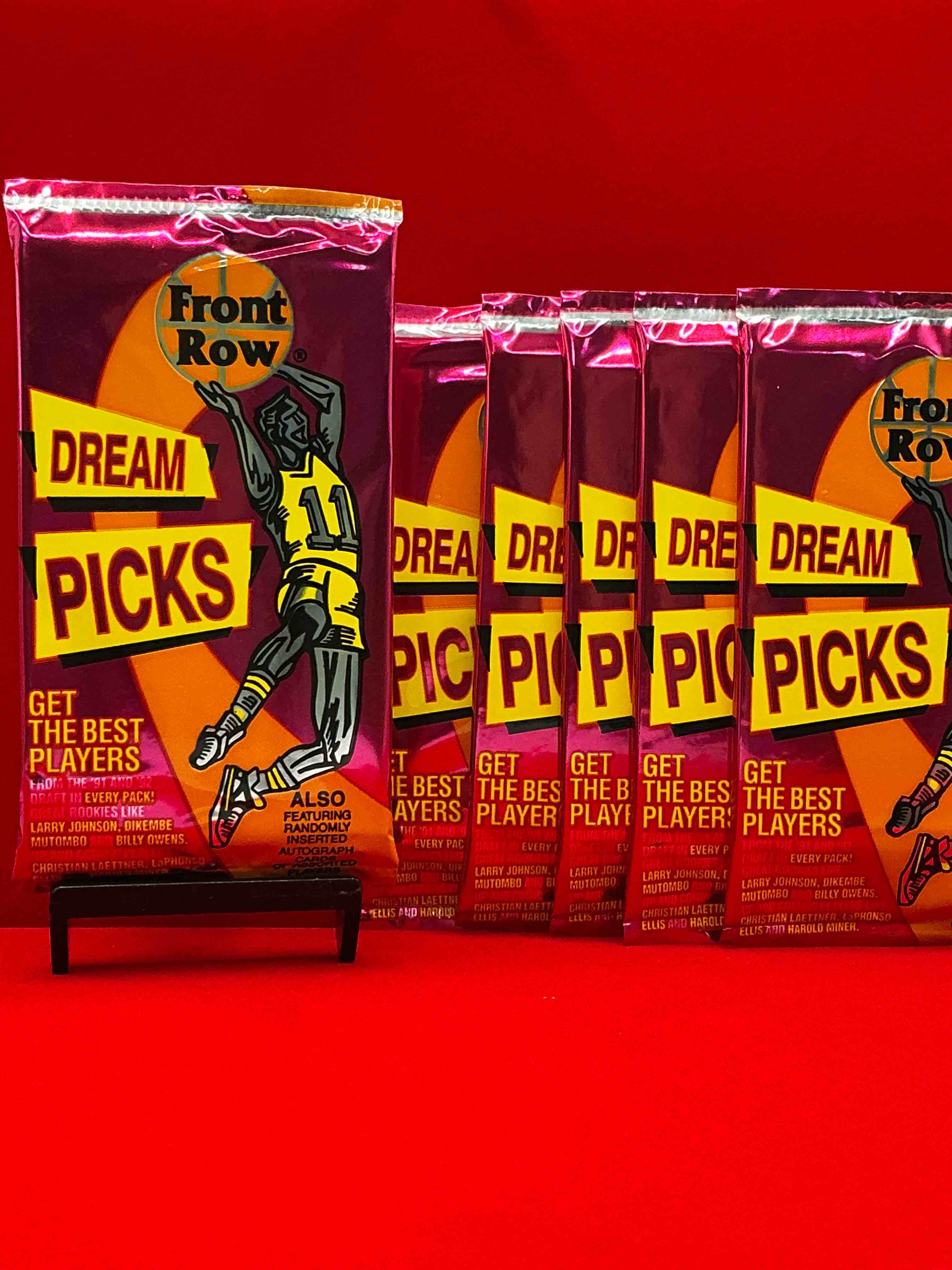 1991 Throwback Rarity! Here's Something You've Probably NEVER Seen! 1991 Front Row College Basketball / NBA Unopened Sealed Packs, Direct From Sealed Original Retail Case! Includes Randomly Inserted Rare Autograph Cards! Front Row Was The “Original" College Jersey Card Packs Back In The Day & Has Long Been Defunct. These Cards Are Becoming Serious Collector Items Due To Their Scarcity. These Things Are Serious Rare! Own Some Great Sports Card History & Something You'll Rarely See Again!
