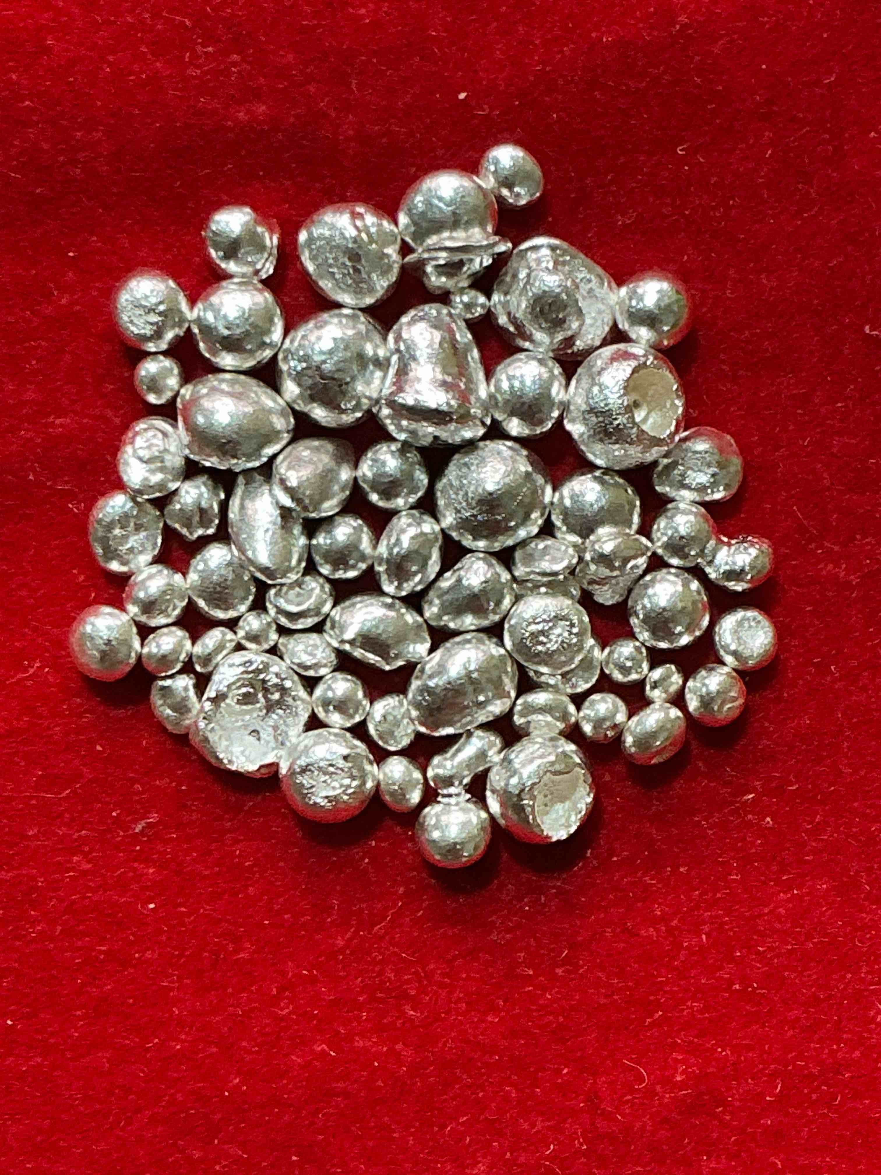 Silver Nuggets! .999 US Fine Silver, In Small Nugget Form! Total Weight Of All Nuggets In Lot Approximately 9 Grams, Bid Is Per Nugget! A Cool Way To Invest In Fine US Silver! Includes Collector Capsule!