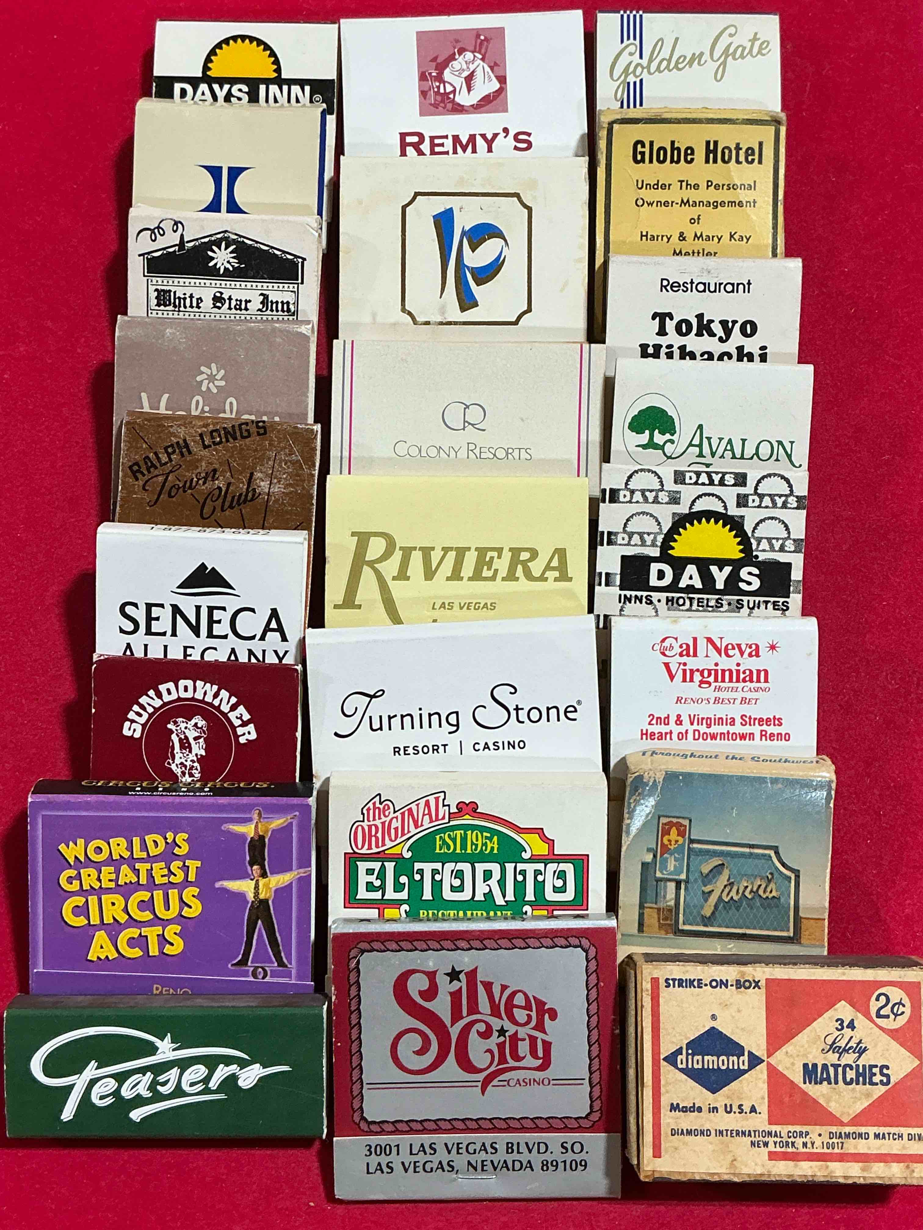 Condition photo showing New/Like New for vintage matchbooks! a crazy hard to collect collection of matchbooks from all over, many from places that no longer exist! collection spans decades & decades! most books are complete with all matches! one of a kind collection! all original & impossible to find anywhere else!