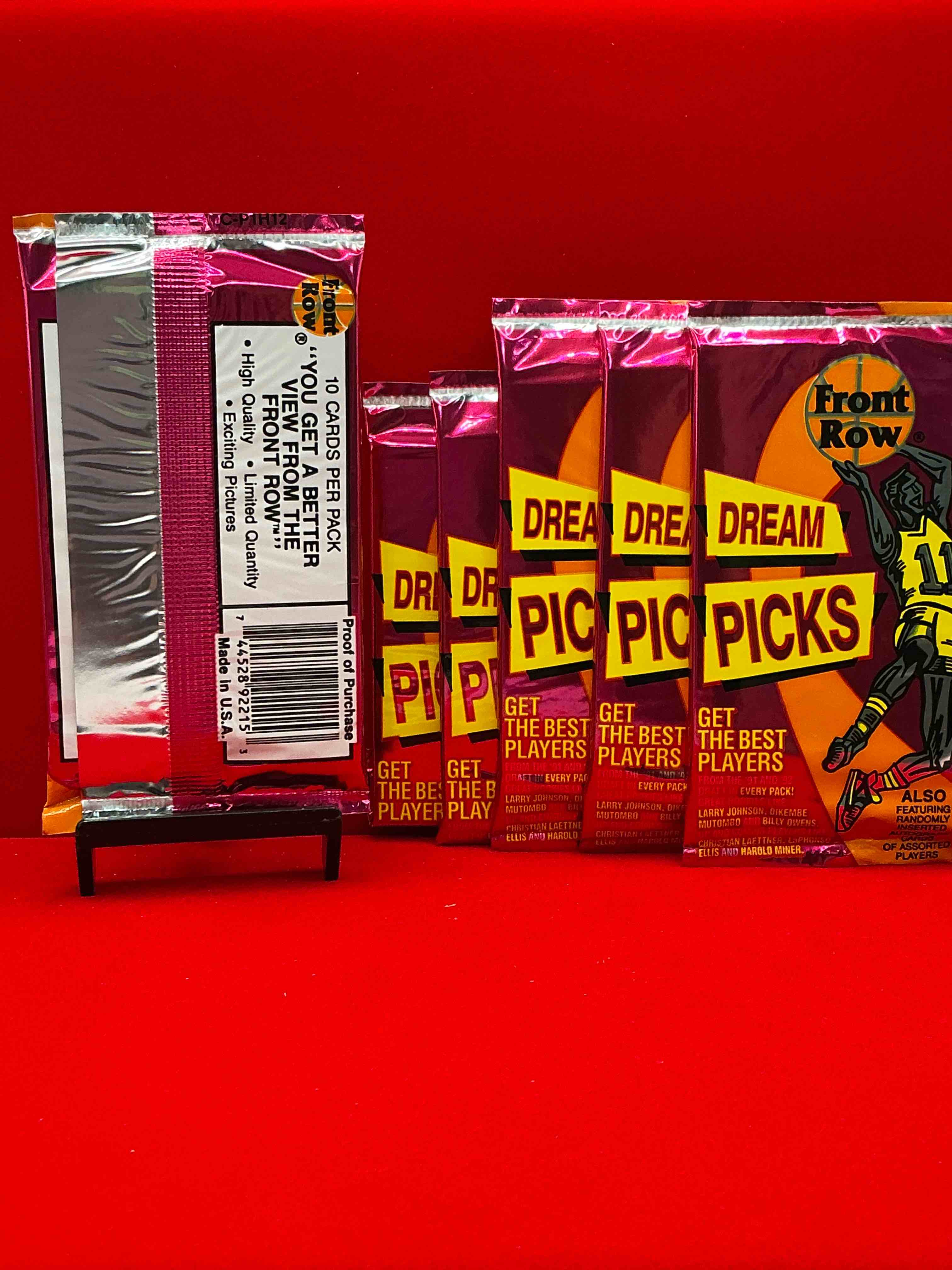 Condition photo showing New/Like New for 1991 throwback rarity! here's something you've probably never seen! 1991 front row college basketball / nba unopened sealed packs, direct from sealed original retail case! includes randomly inserted rare autograph cards! front row was the “original" college jersey card packs back in the day & has long been defunct. these cards are becoming serious collector items due to their scarcity. these things are serious rare! own some great sports card history & something you'll rarely see again!