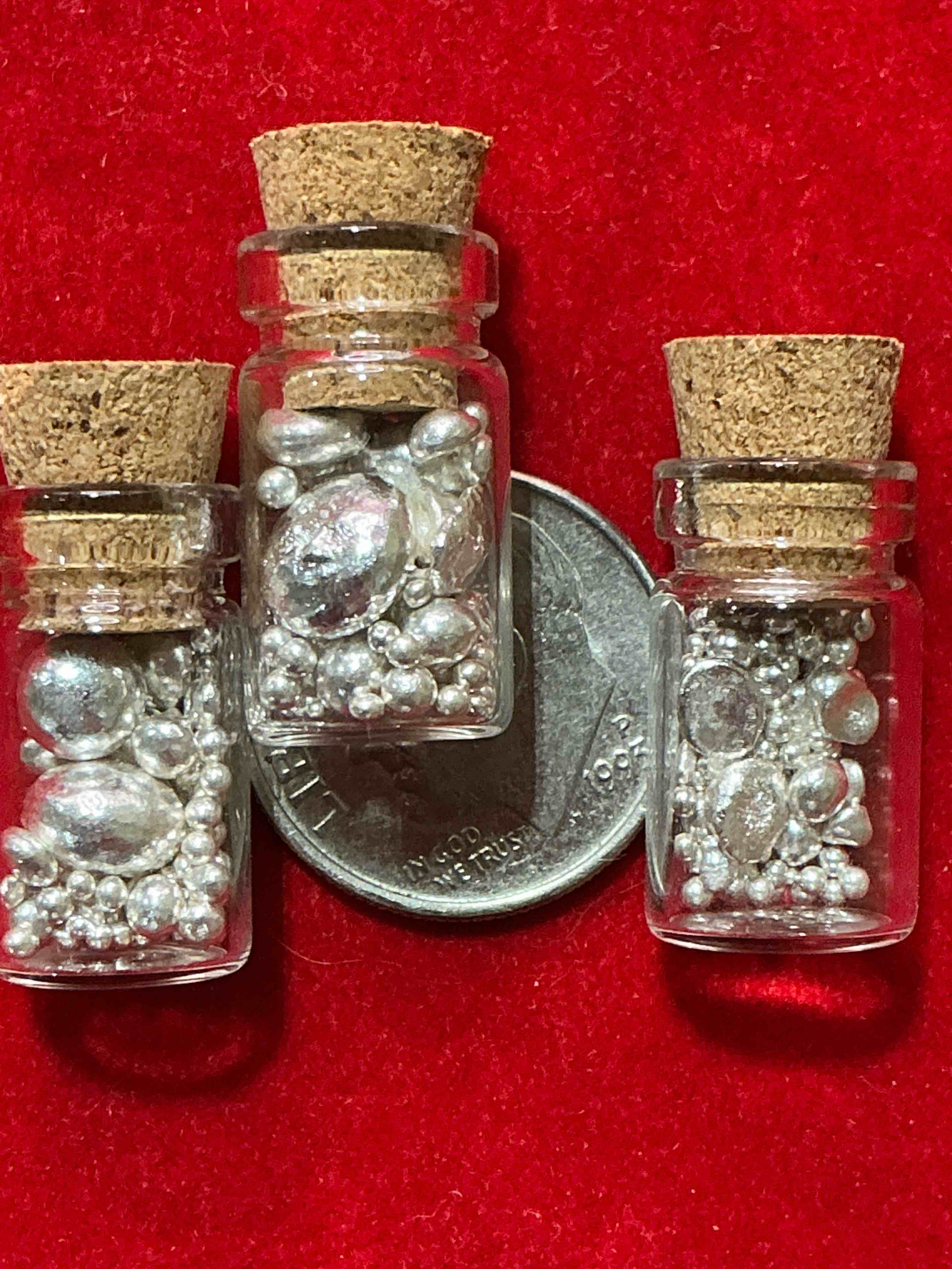 Condition photo showing New/Like New for silver nuggets! .999 us fine silver, in small nugget form! total weight of all nuggets in lot approximately 9 grams, bid is per nugget! a cool way to invest in fine us silver! includes collector capsule!