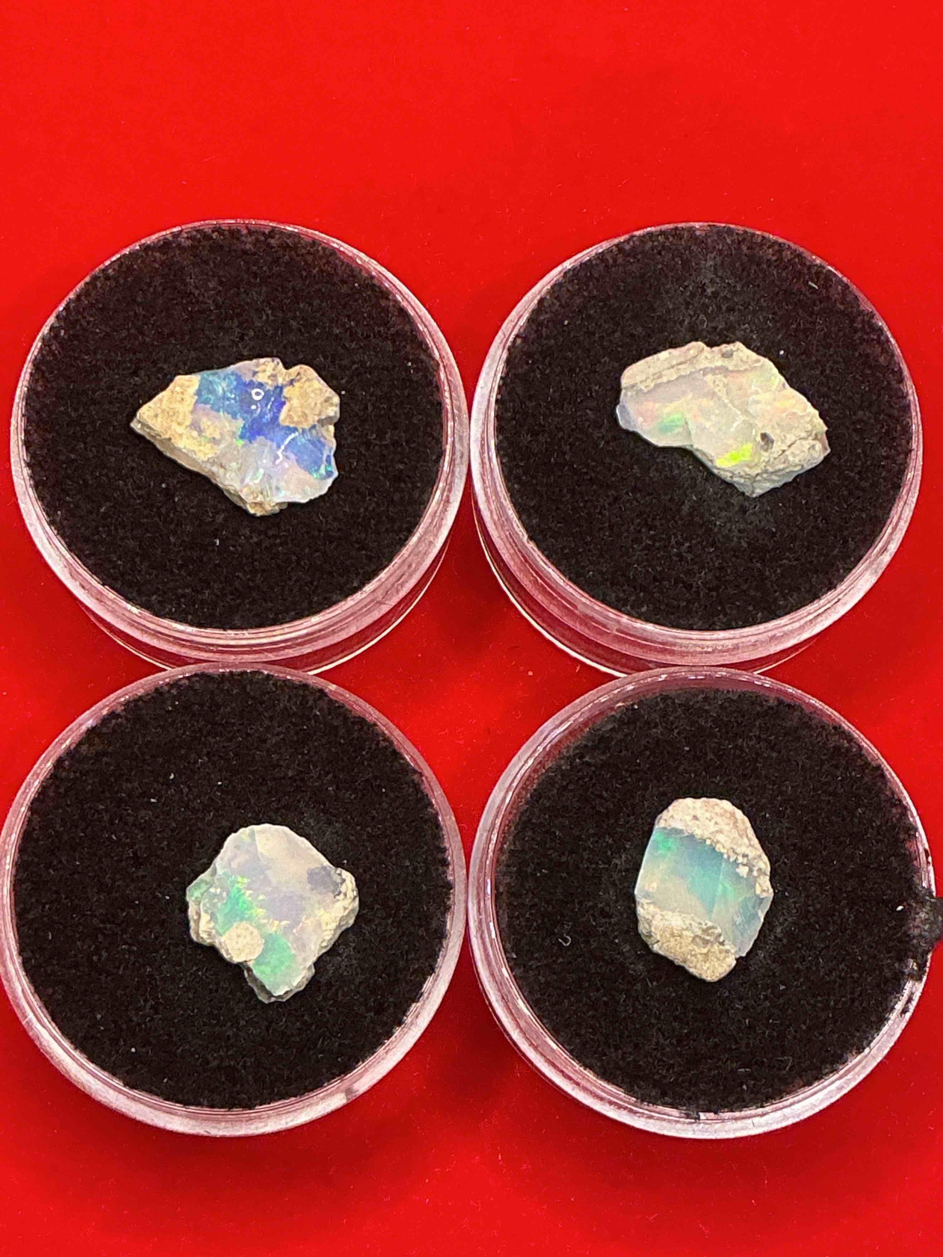 Condition photo showing Good Condition for opal precious gemstone, authentic! opal gemstone! opals are famous for their stunning clarity & hues & likely originate from ethiopia. opals are believed to promote hope, purity & love. the u.s. dime in image is for size reference only (not included). own an amazing, stunning, unique opal gemstone!