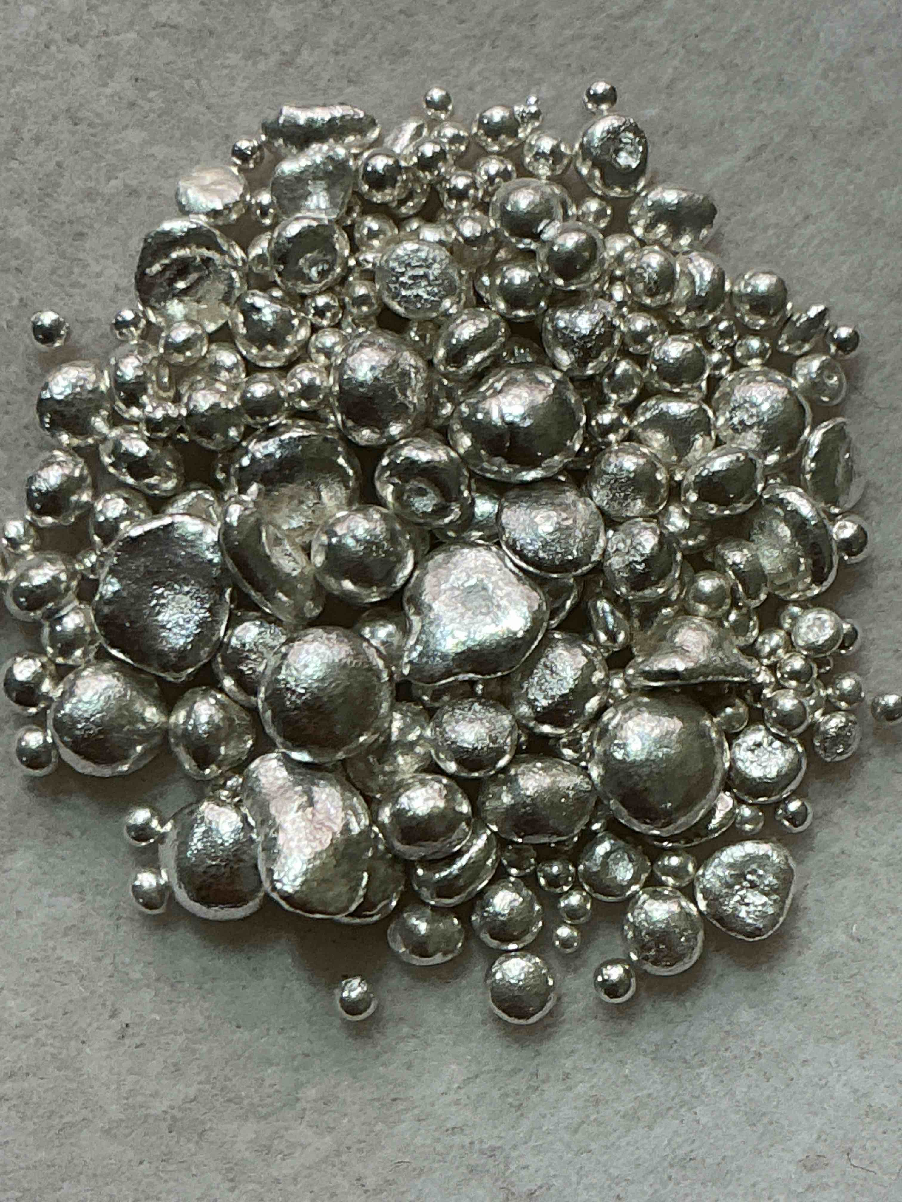 Silver Nuggets! .999 US Fine Silver, In Small Nugget Form! Total Weight Of All Nuggets In Lot Approximately 9 Grams, Bid Is Per Nugget! A Cool Way To Invest In Fine US Silver! Includes Collector Capsule!