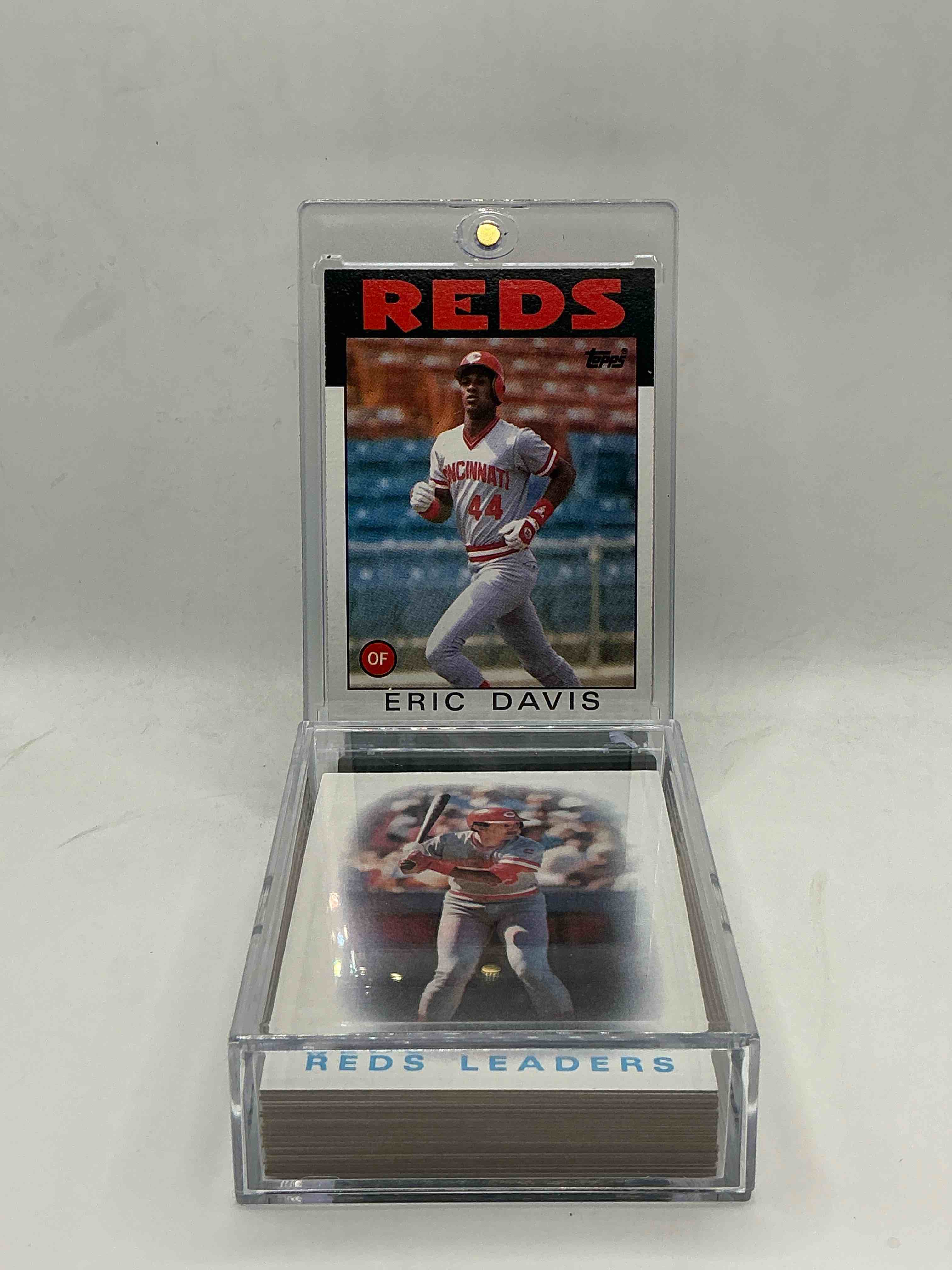1986 reds topps baseball team set! vintage reds lot! eric davis, pete rose & more! 80’s baseball history… cincinnati reds! 