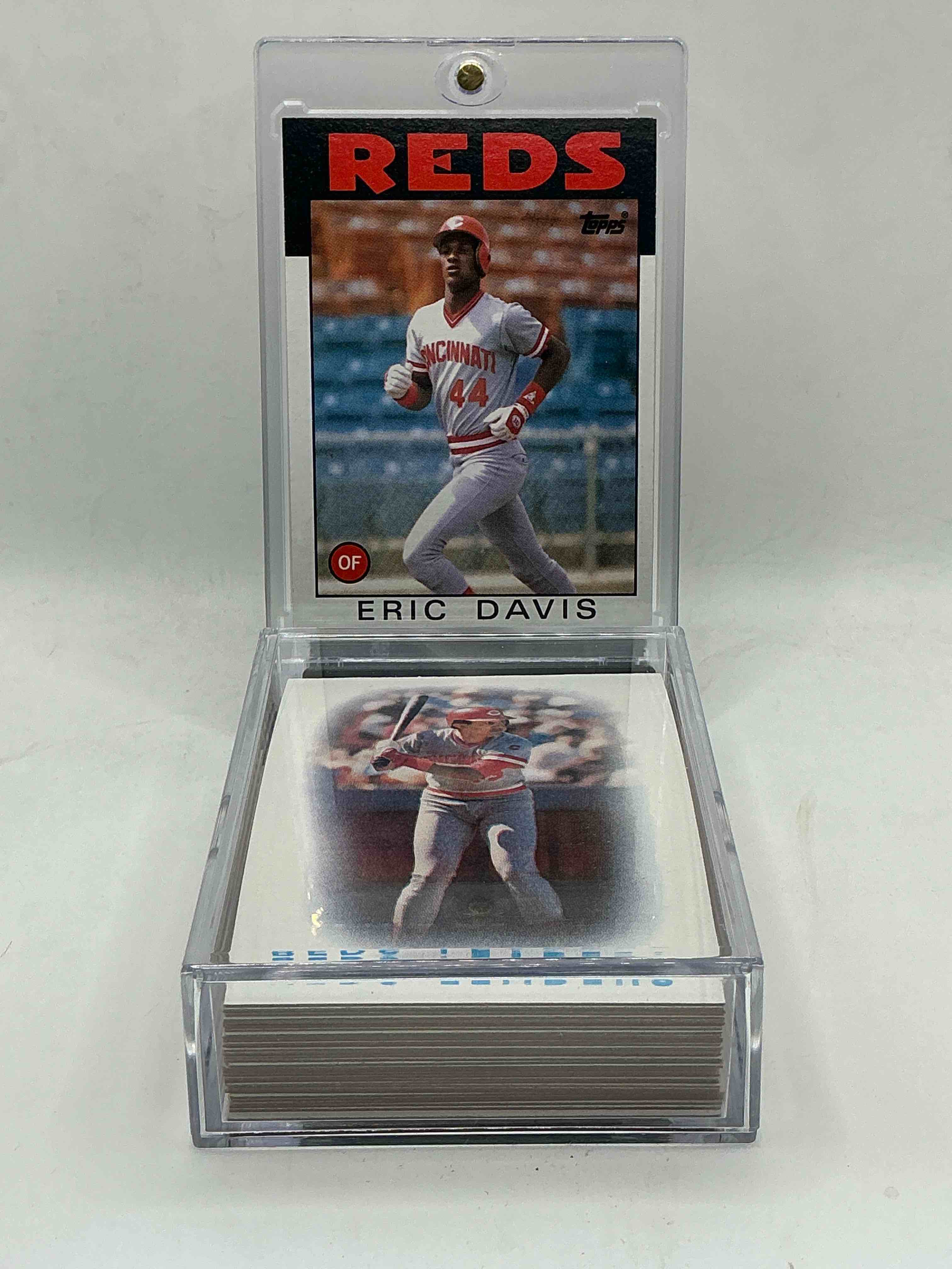 1986 reds topps baseball team set! vintage reds lot! barry larkin, eric davis, pete rose & more! 80’s baseball history… cincinnati reds! 