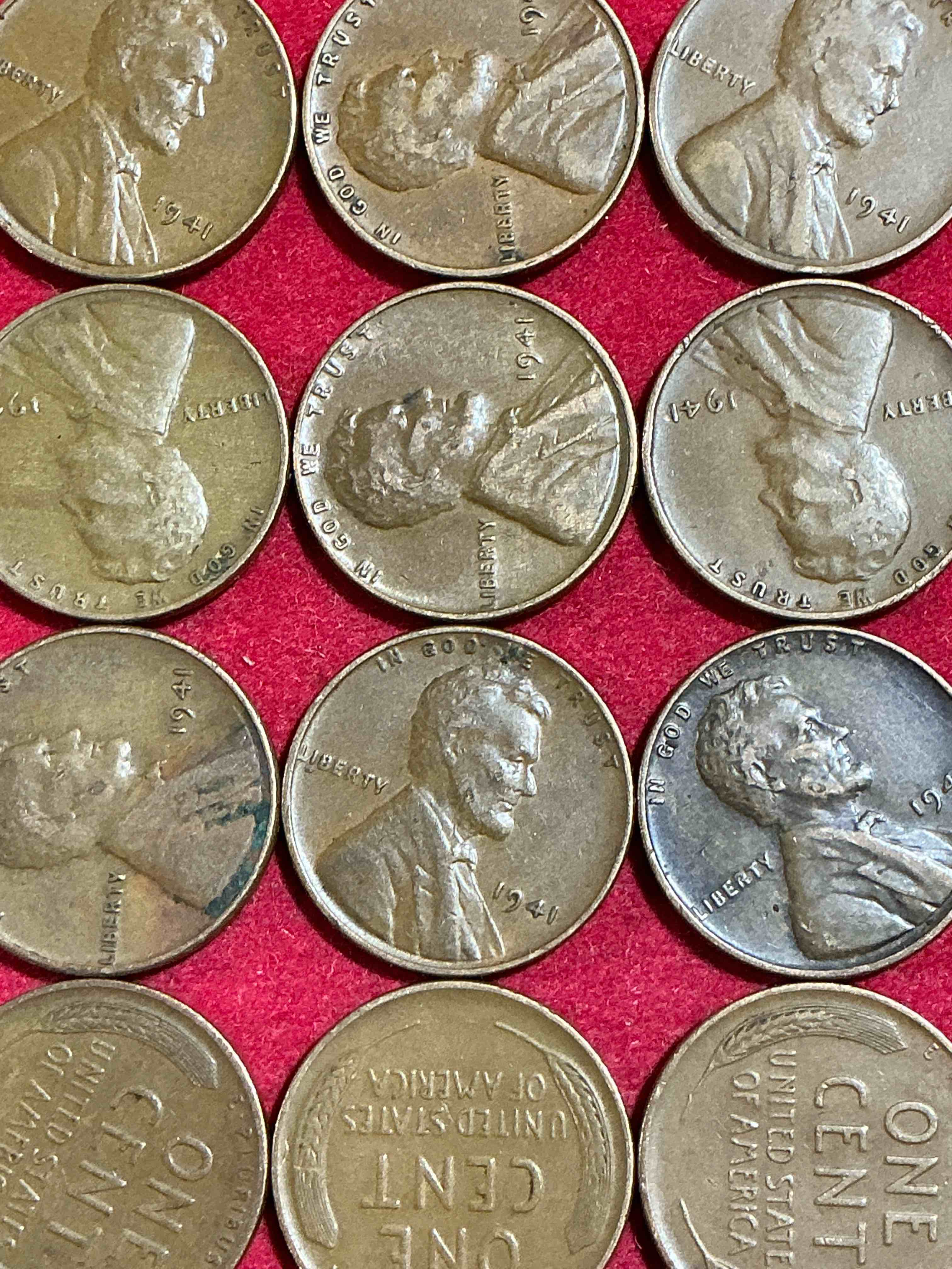 1941 pearl harbor ww2 era pennies! dec 7, 1941, a day that will live in infamy when the japanese bombed pearl harbor bringing america into world war 2! up for auction are 1941 pennies in great condition, awesome pieces of wwii history!