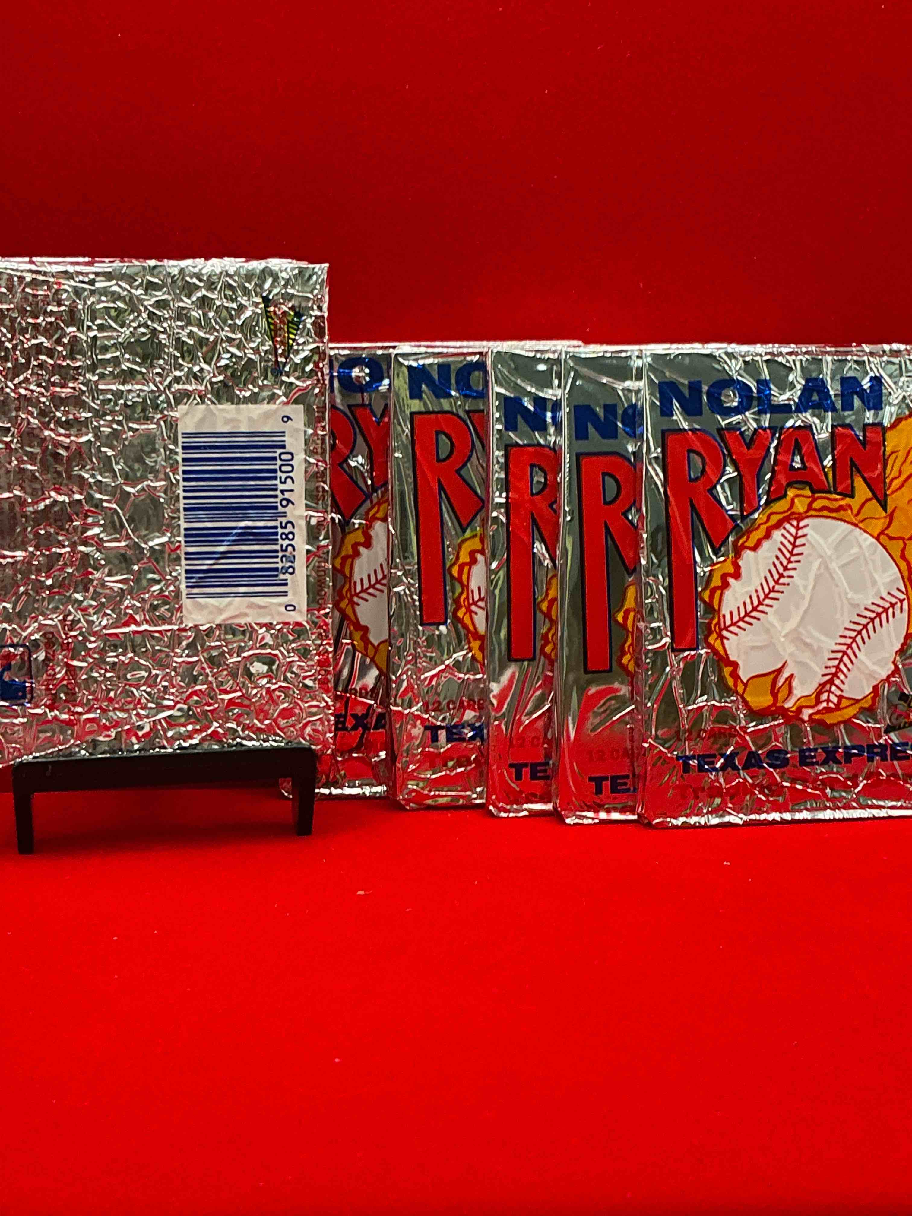 Condition photo showing New/Like New for 1991 pacific texas express nolan ryan 12 card packs! baseball fans rejoice! only nolan ryan cards can be found in these packs! wow!