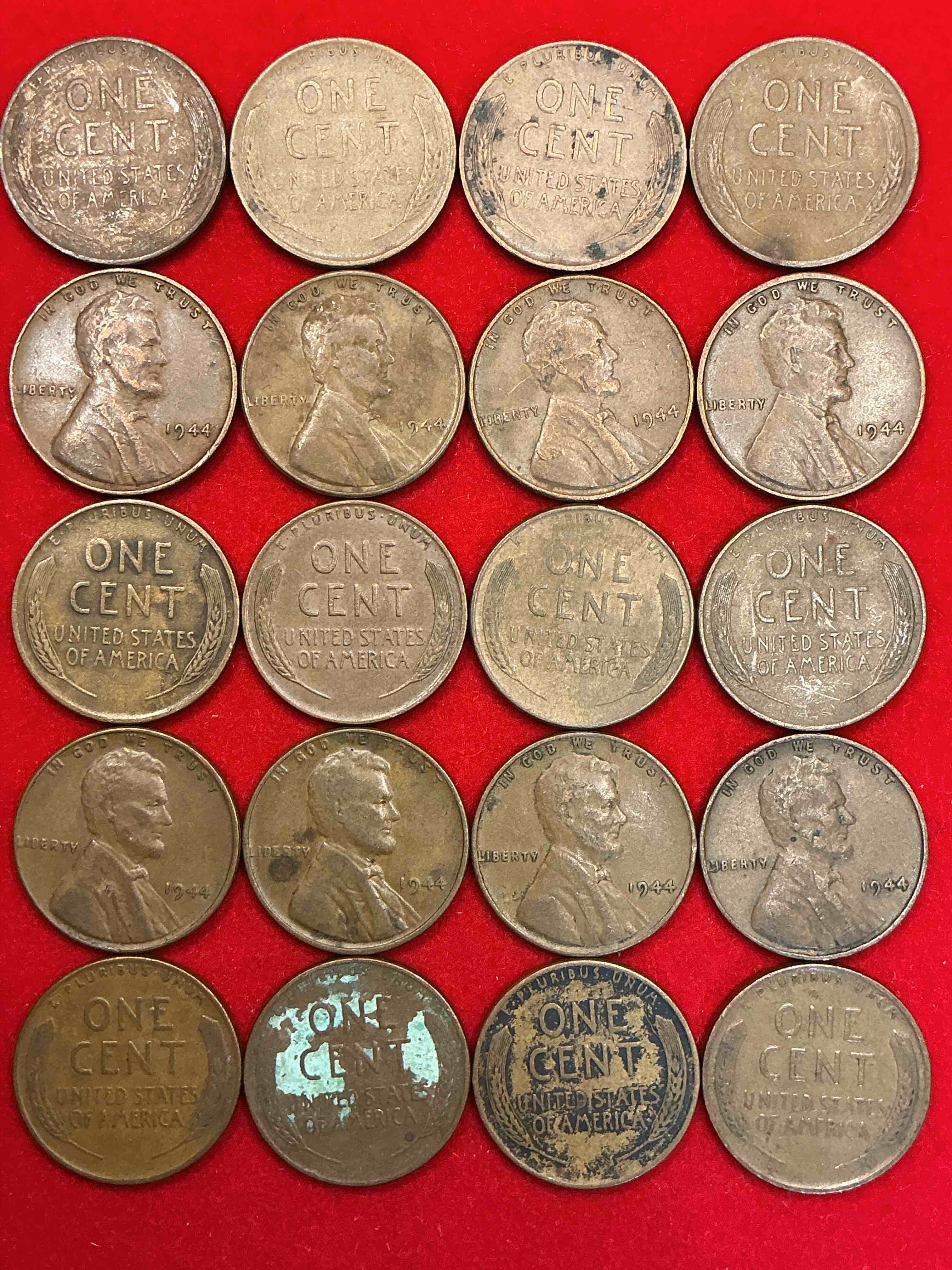 1944 calling world war 2 buffs! 1944 d-day era wheat pennies! d-day was june 6th, 1944 & was one of the most significant battles of wwii! own pieces of this era with these genuine 1944 wheat pennies in nice condition!