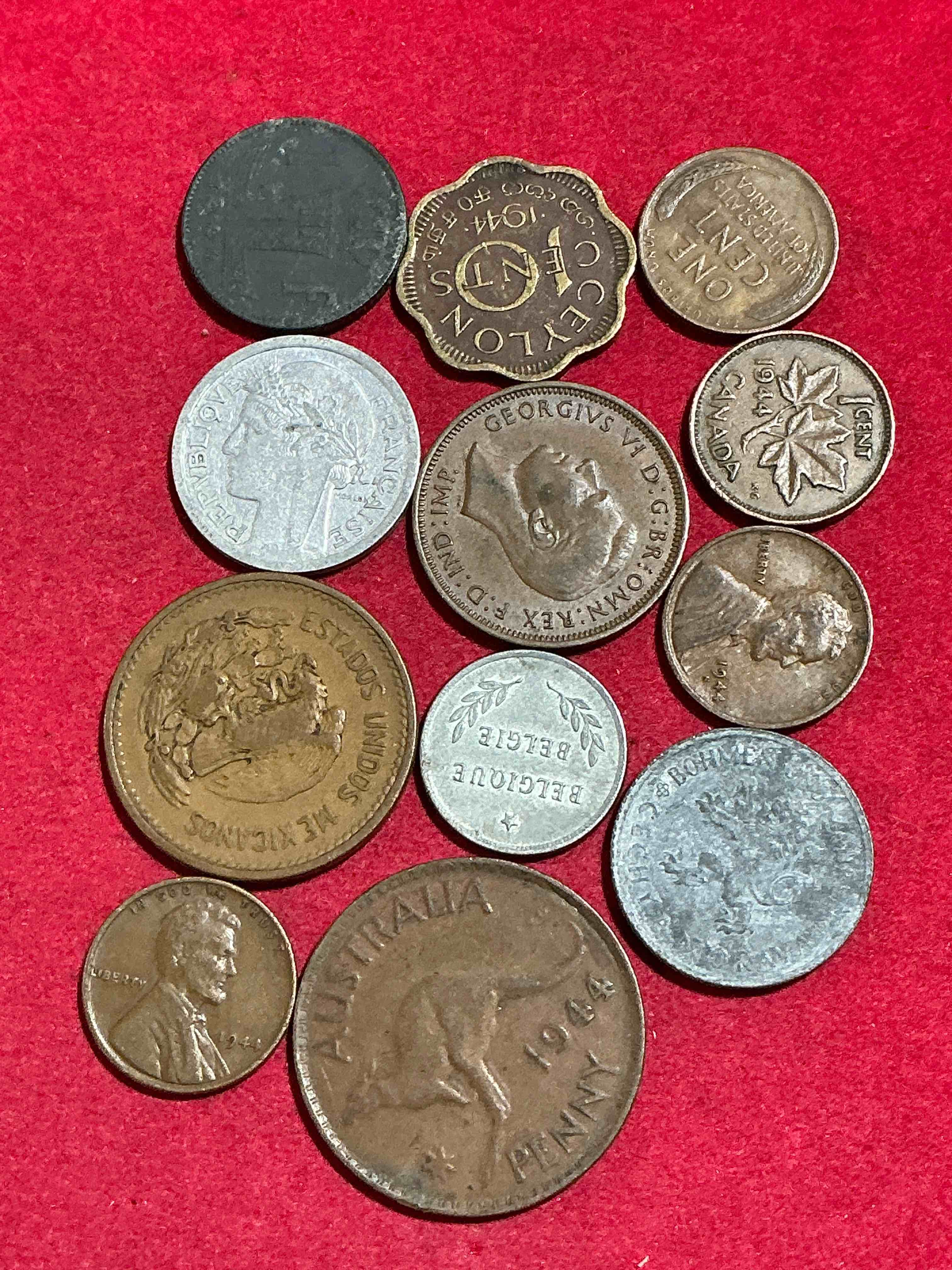 1944 calling world war 2 buffs! d-day was june 6th, 1944 & was one of the most significant battles of wwii! own pieces of this era with this genuine lot of 1944 coins from around the world!