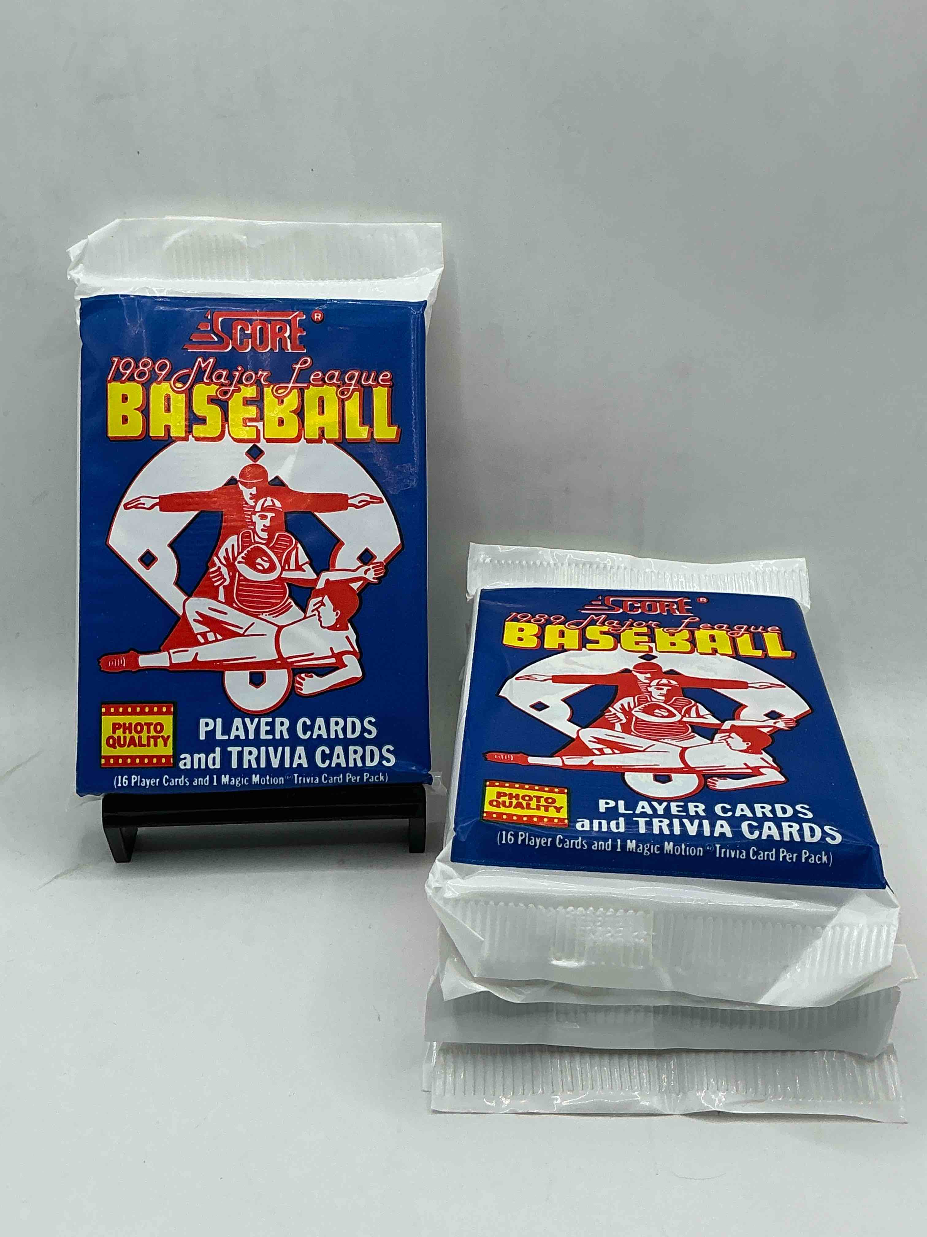 1989 score baseball sealed sports collectible card pack, direct from original retail case! search for valuable don mattingly #1 & so many cool nostalgic 80's players!