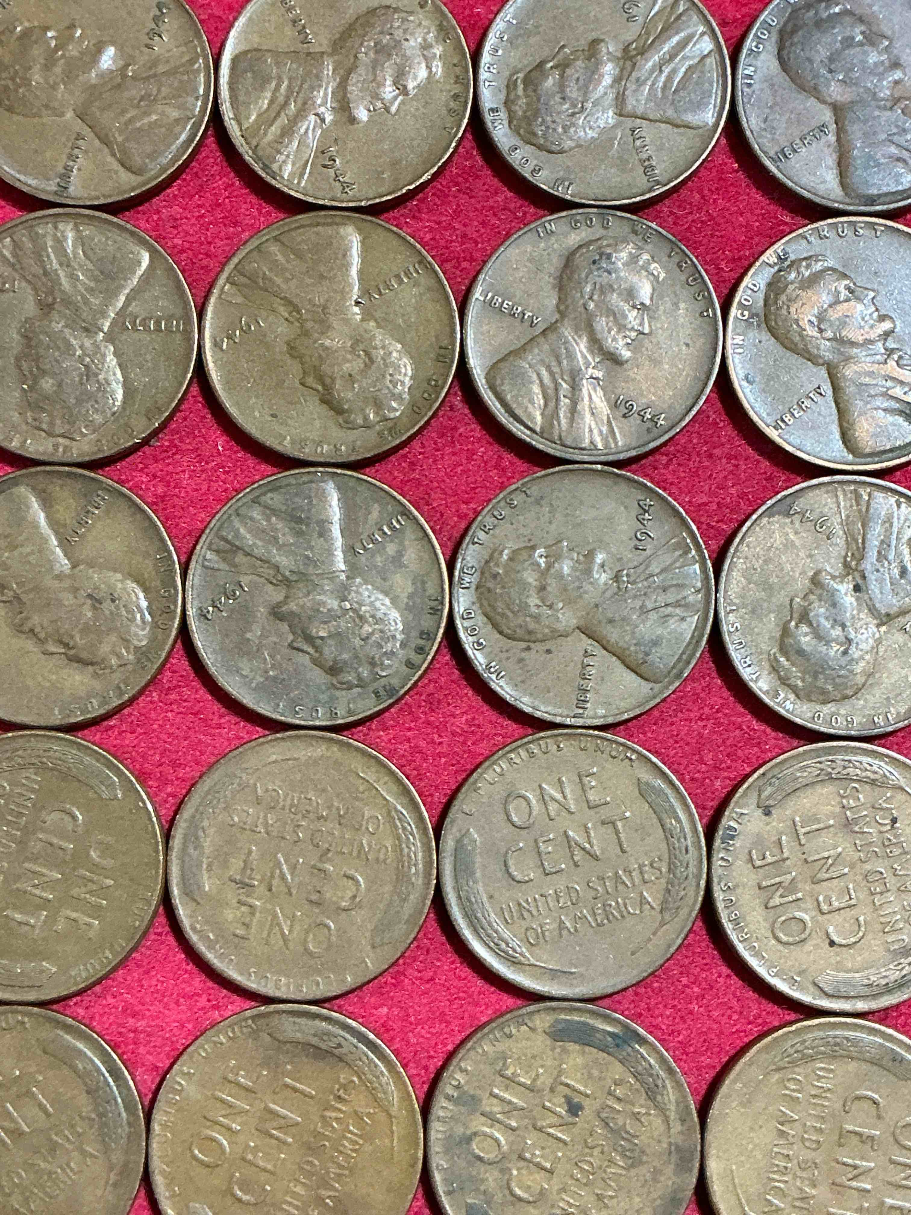 1944 calling world war 2 buffs! 1944 d-day era wheat pennies! d-day was june 6th, 1944 & was one of the most significant battles of wwii! own pieces of this era with these genuine 1944 wheat pennies in nice condition!