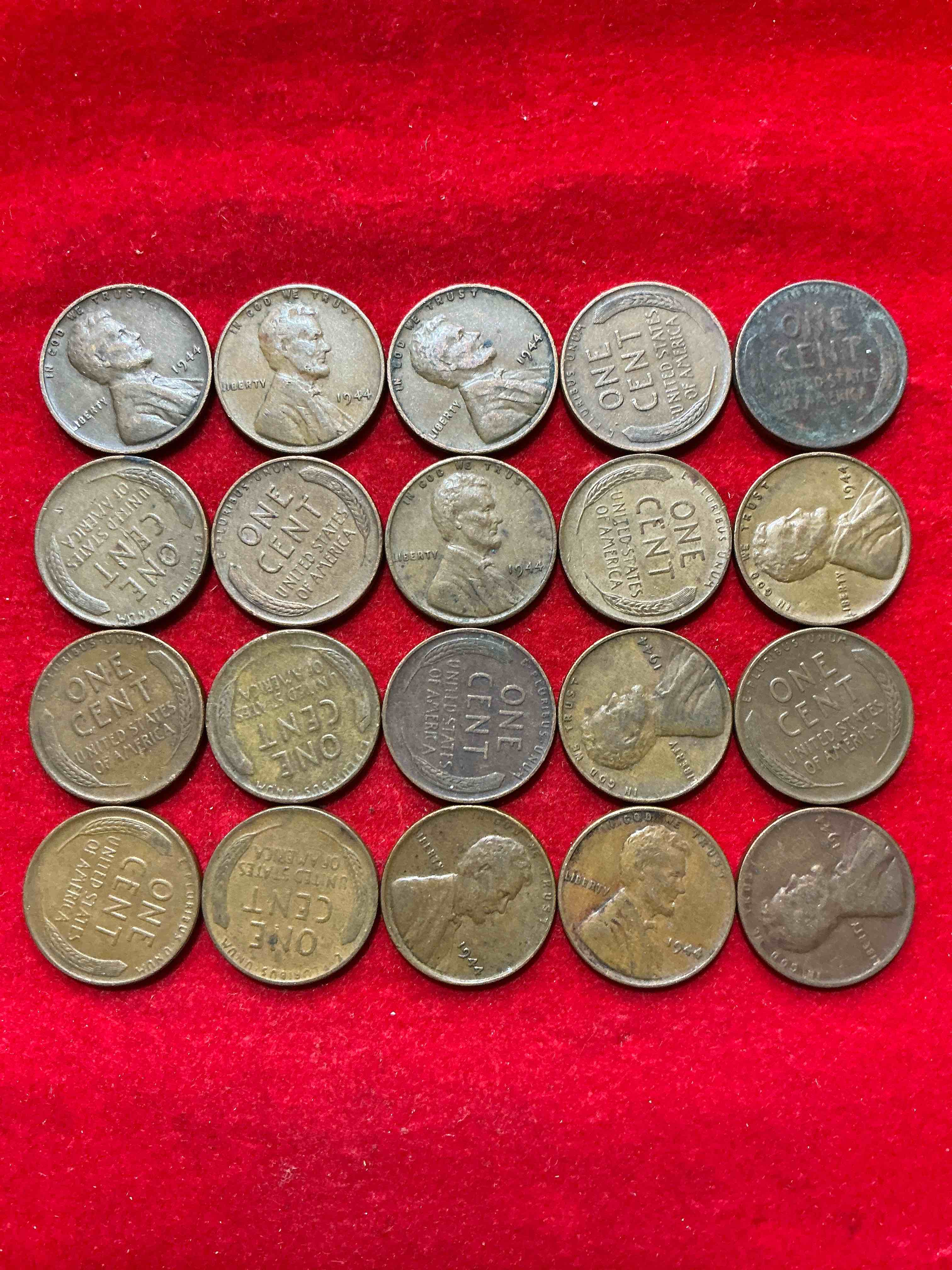 1944 calling world war 2 buffs! 1944 d-day era wheat pennies! d-day was june 6th, 1944 & was one of the most significant battles of wwii! own pieces of this era with these genuine 1944 wheat pennies in nice condition!