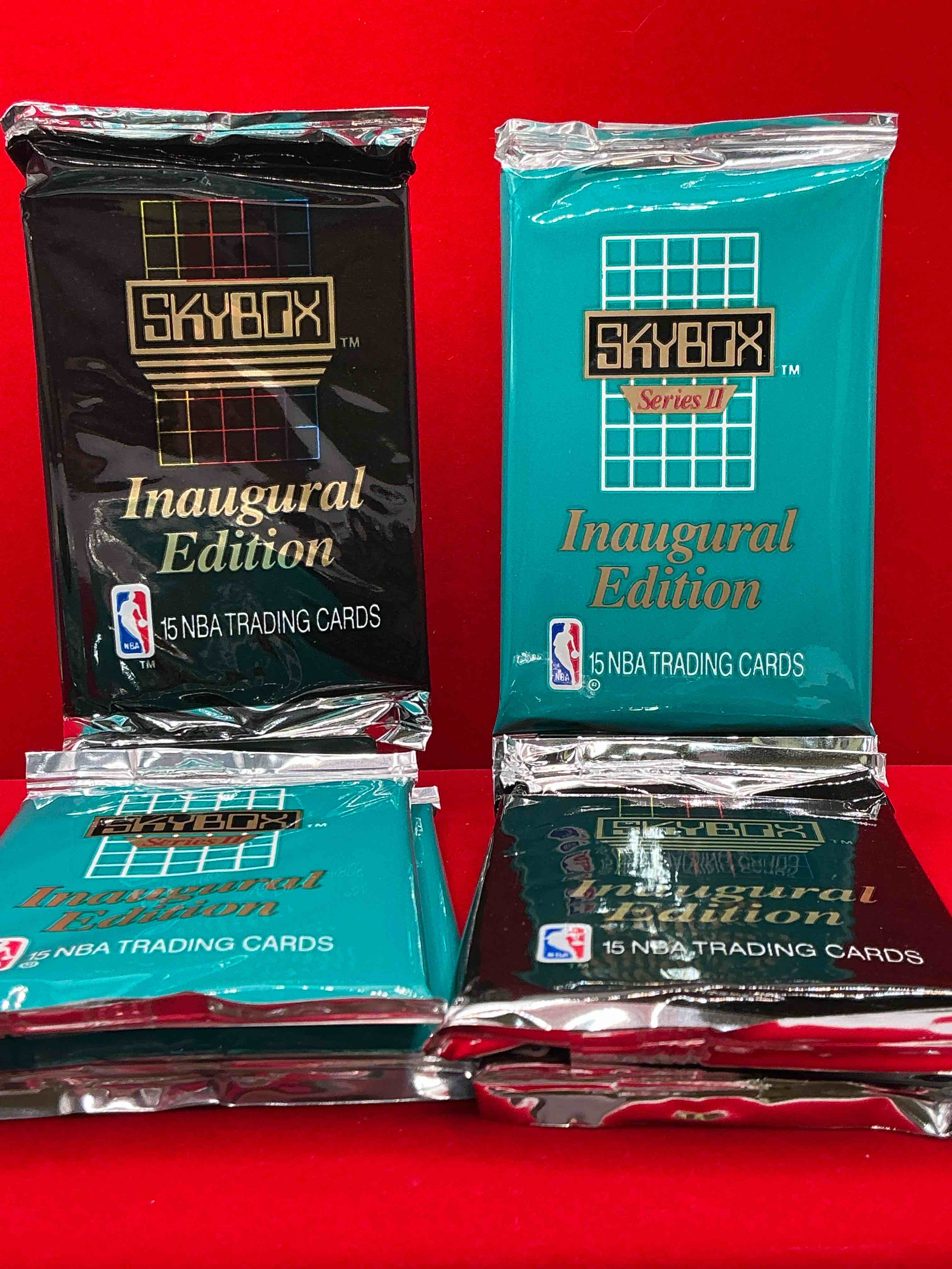 let the search begin! mj, magic, bird & more! basketball bonanza! 1990-91 nba skybox series ii unopened sports card & collectible packs! direct from original box!search for valuable michael jordan, larry bird & magic johnson cards!