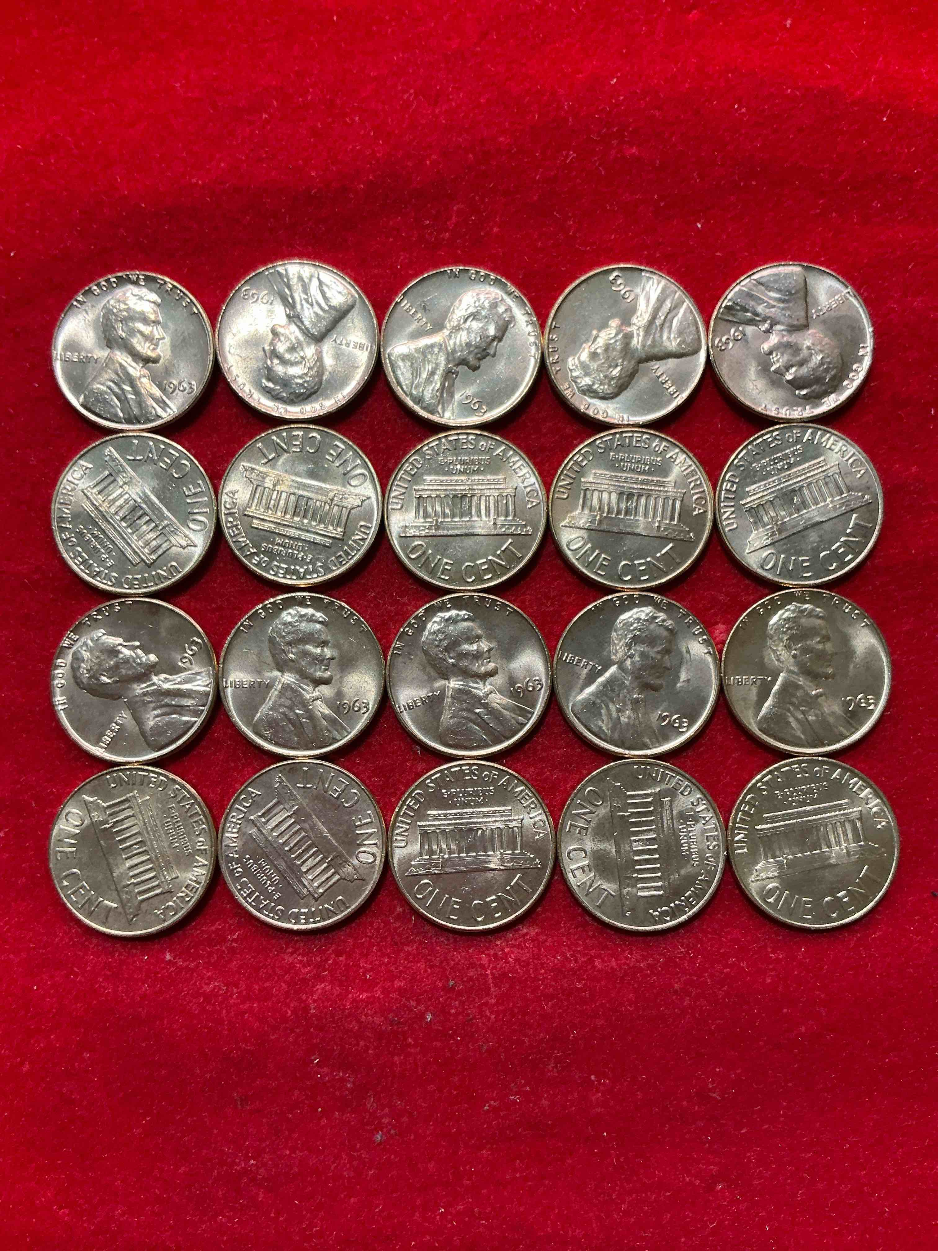 1963 "i have a dream" era brilliant uncirculated wheat pennies! these 1963 pennies are direct from the original treasury rolls & haven't seen the light of day since 1963! dr. martin luther king famously gave his "i have a dream" speech on aug 28, 1963. own pieces of this era with these incredible pieces of history!