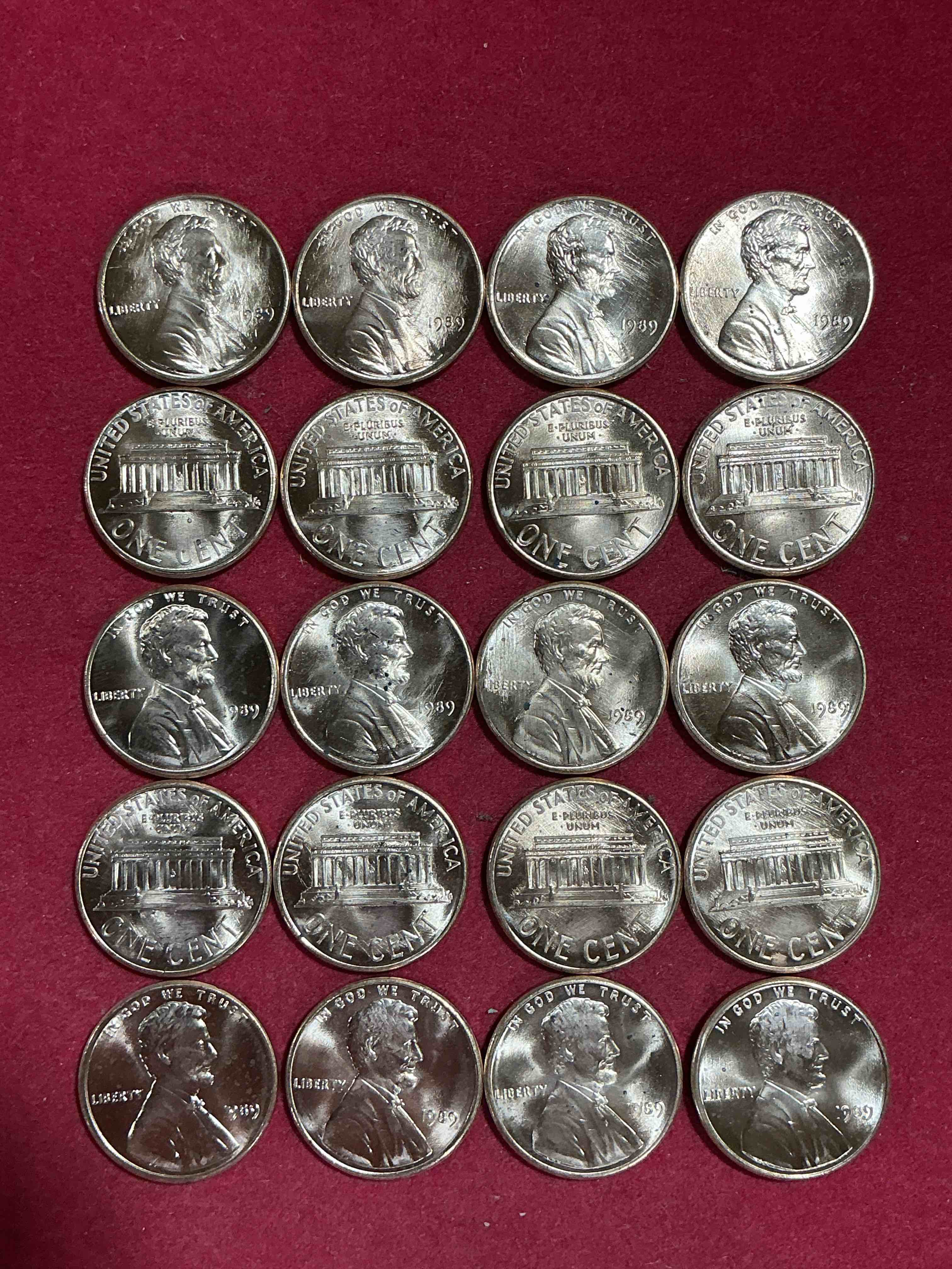 1989 brilliant uncirculated world wide web era pennies! 1989 is the year the world wide web was born! own these brilliant unc 1989 pennies, direct from original bank rolls! serious collector items from one of the most consequential years in history!