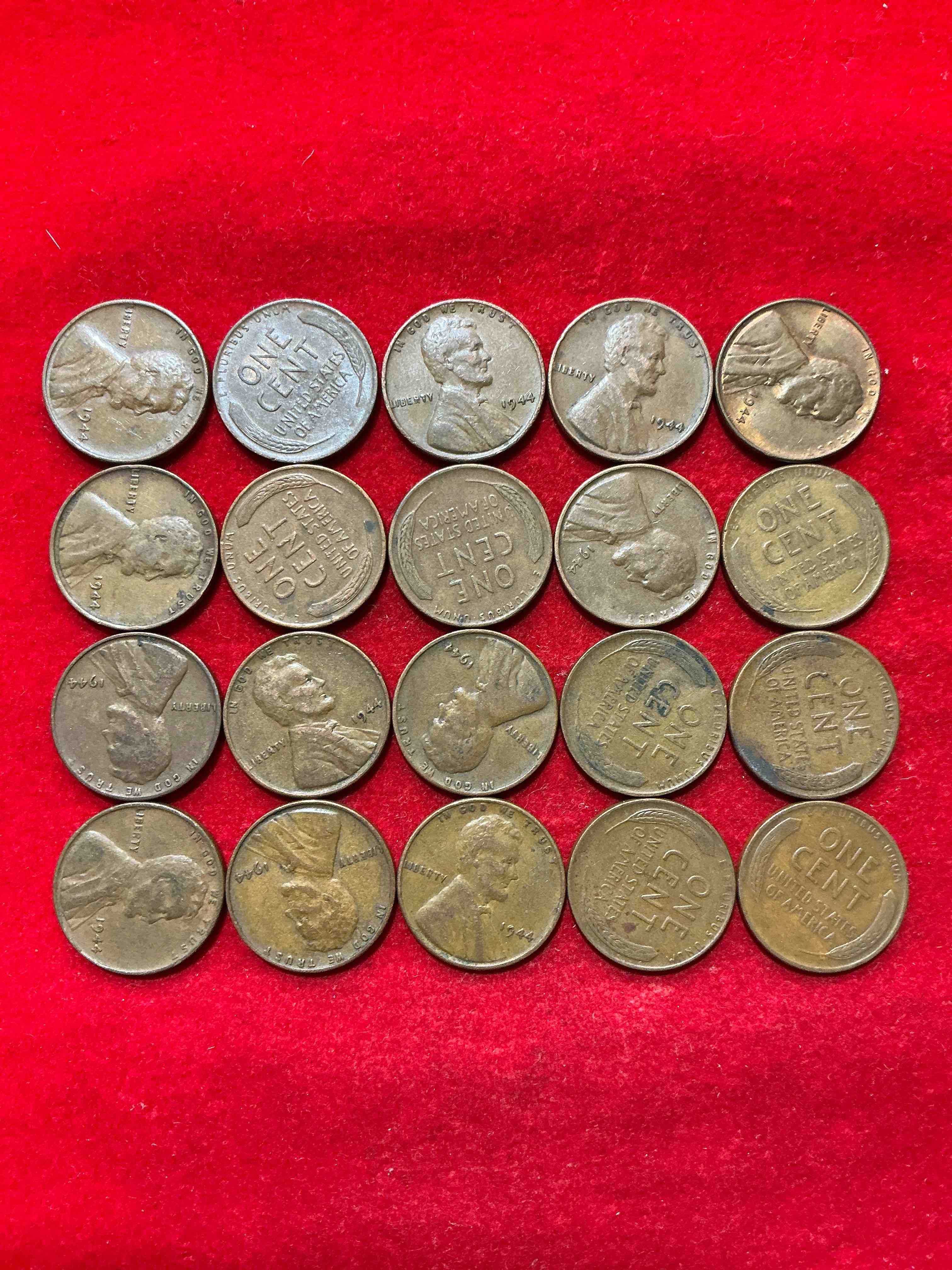 1944 calling world war 2 buffs! 1944 d-day era wheat pennies! d-day was june 6th, 1944 & was one of the most significant battles of wwii! own pieces of this era with these genuine 1944 wheat pennies in nice condition!