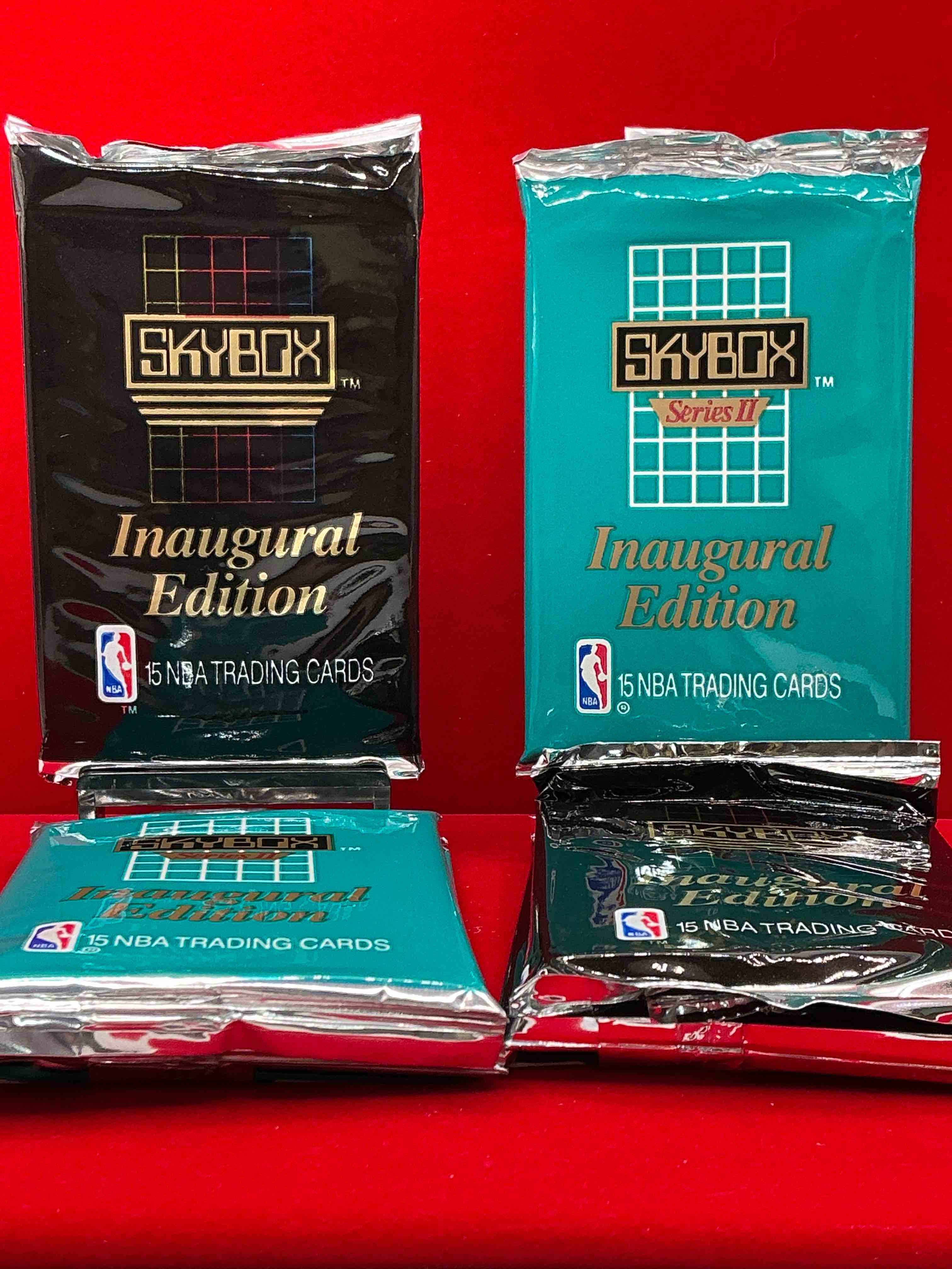 let the search begin! mj, magic, bird & more! basketball bonanza! 1990-91 nba skybox series i & ii unopened sports card & collectible packs! direct from original box!search for valuable michael jordan, larry bird & magic johnson cards!
